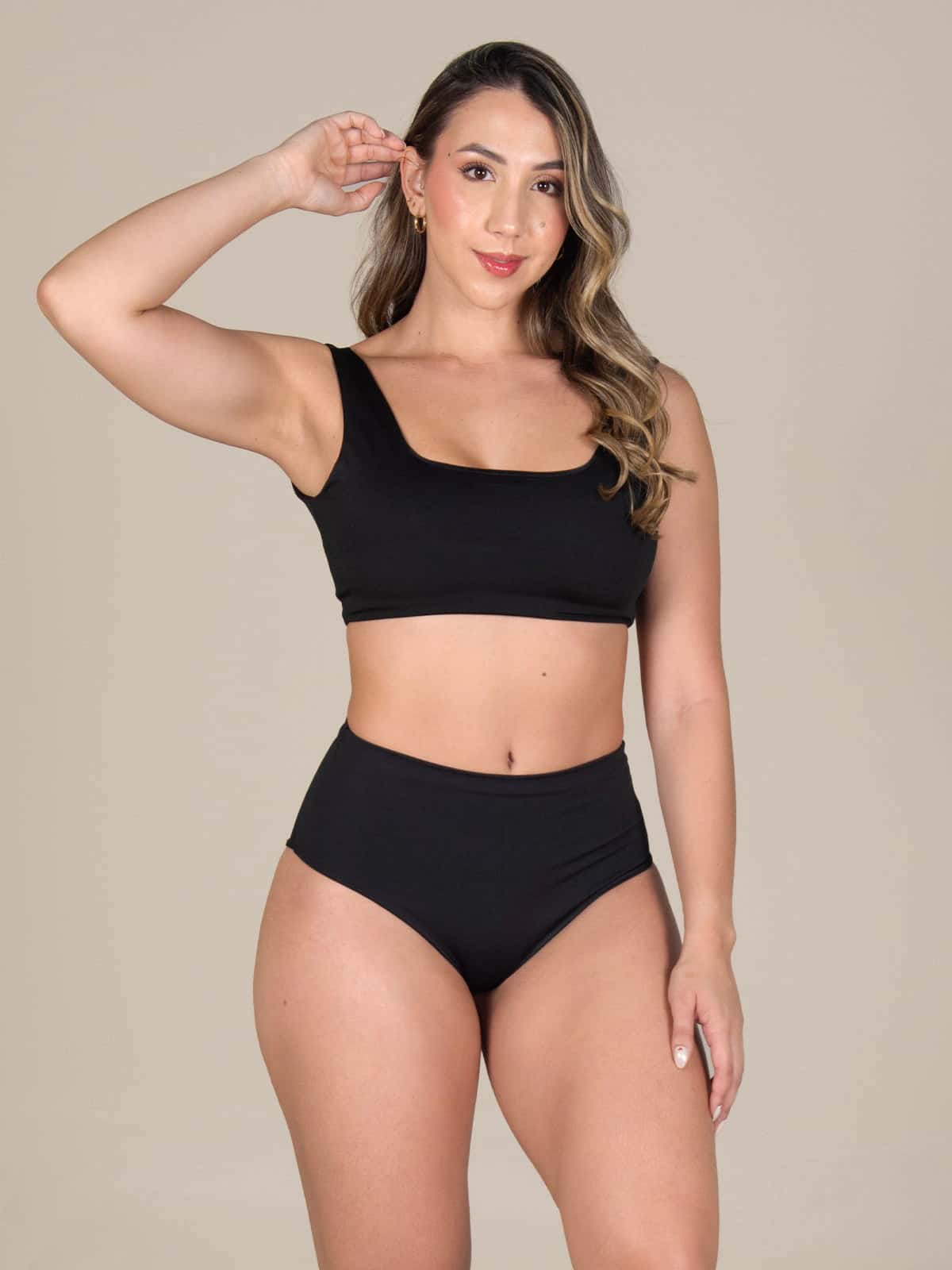 Vestido de bano lady negro