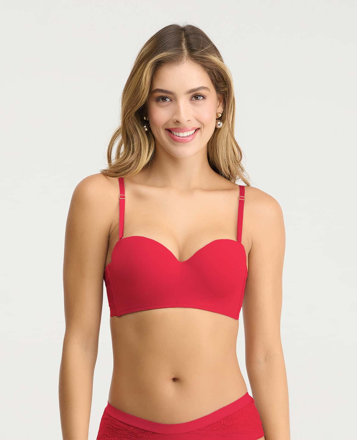 Brasier Realce Medio | Varillas Laterales | Tiras Removibles