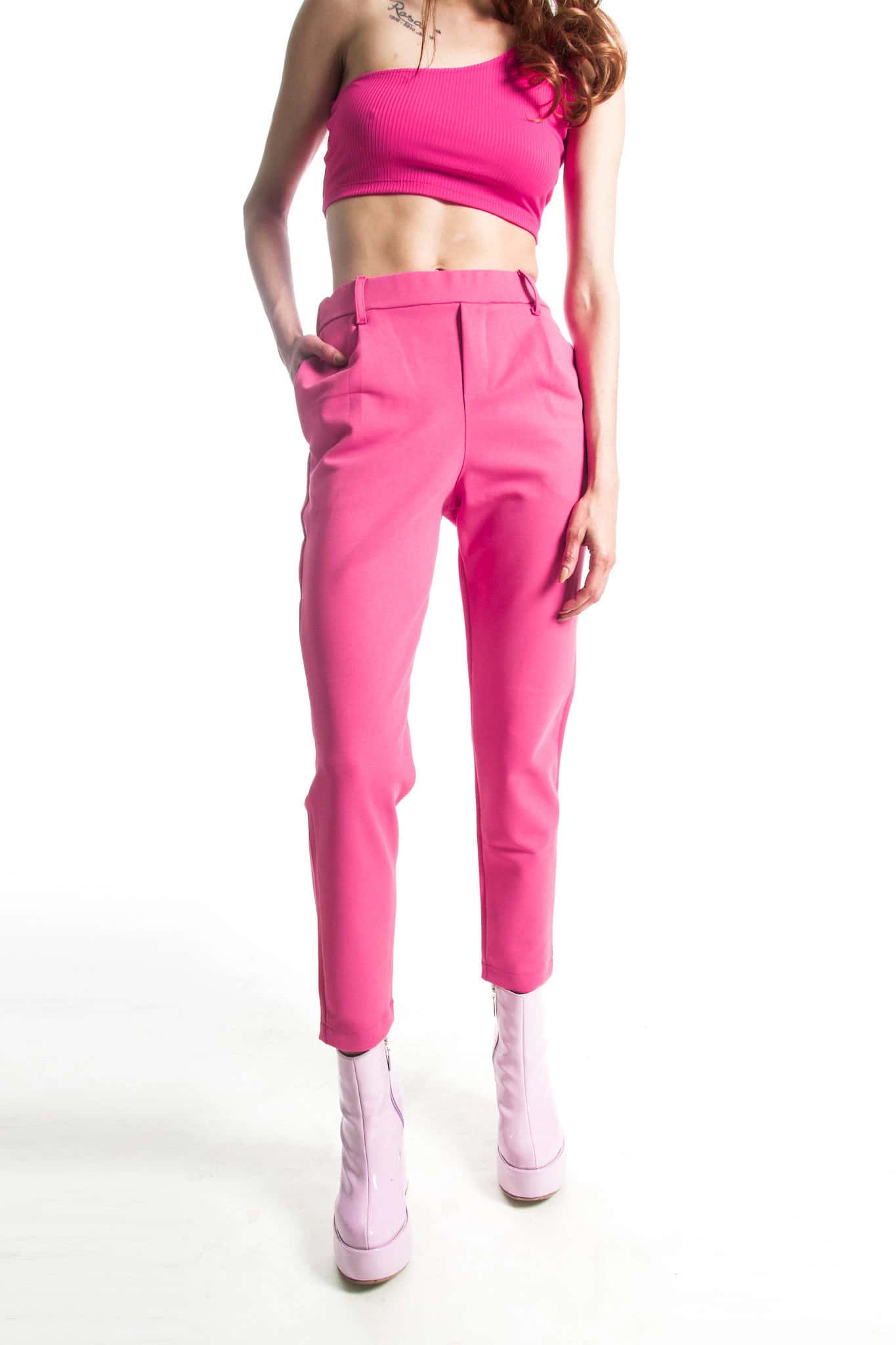 -Pantalon Chaplin Fucsia