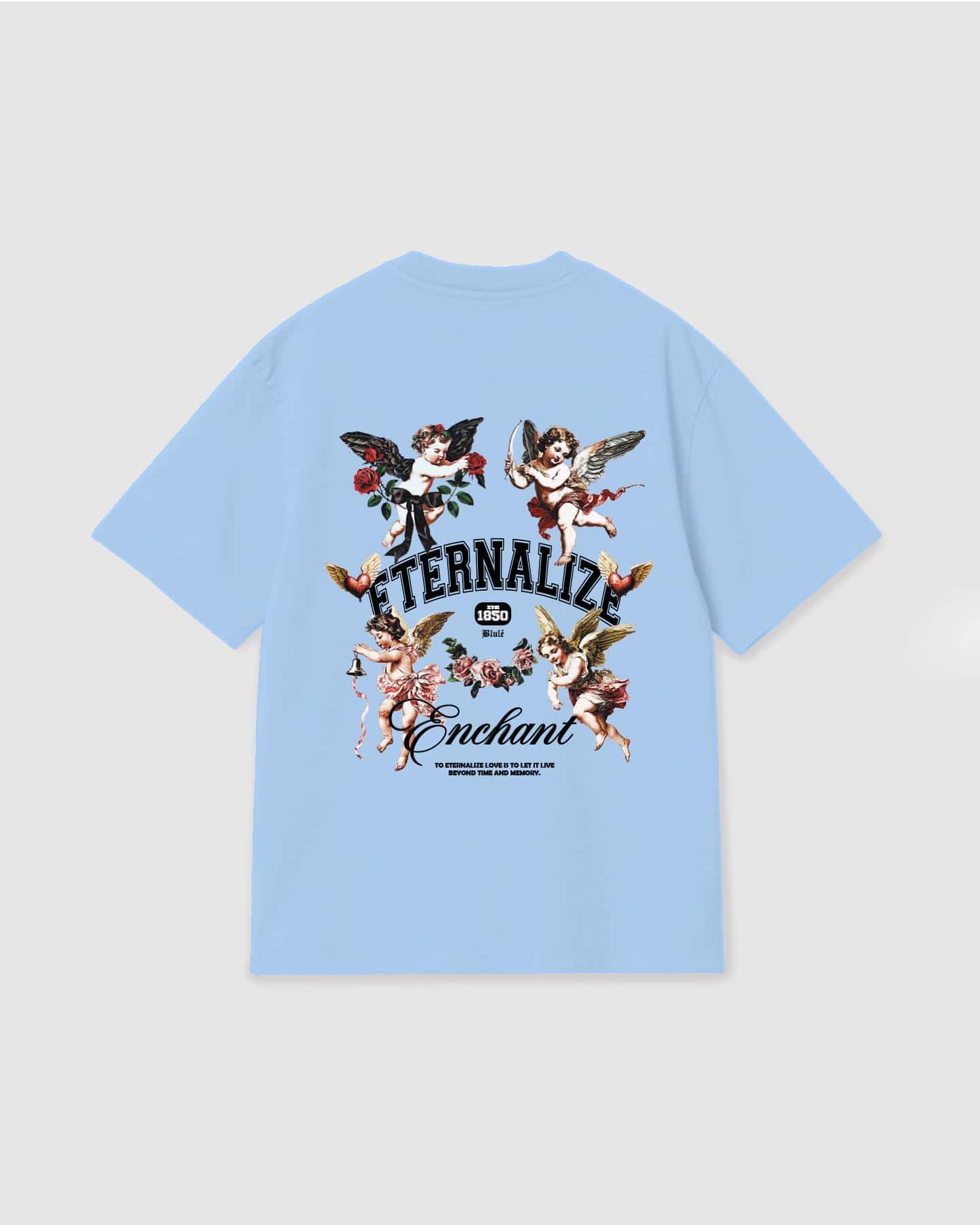 Oversized T Shirt Eternalize Sky Blue