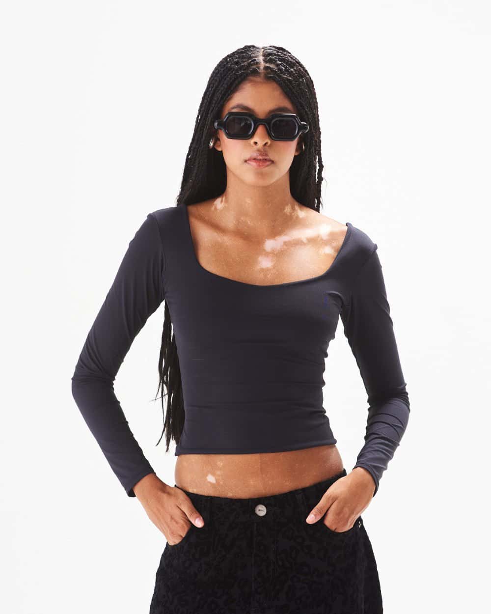 TRAPEZE TOP BLACK