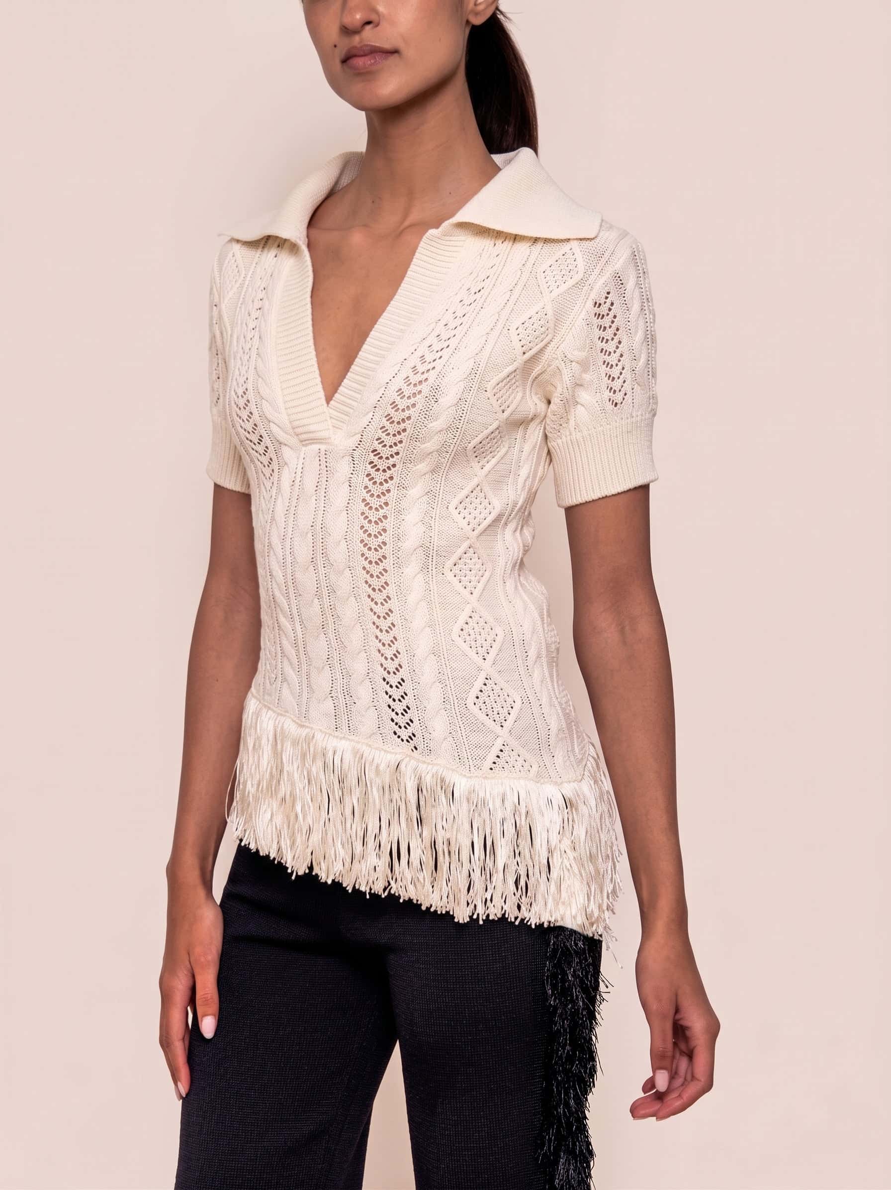 RAMONA TOP IVORY - miniatura 2