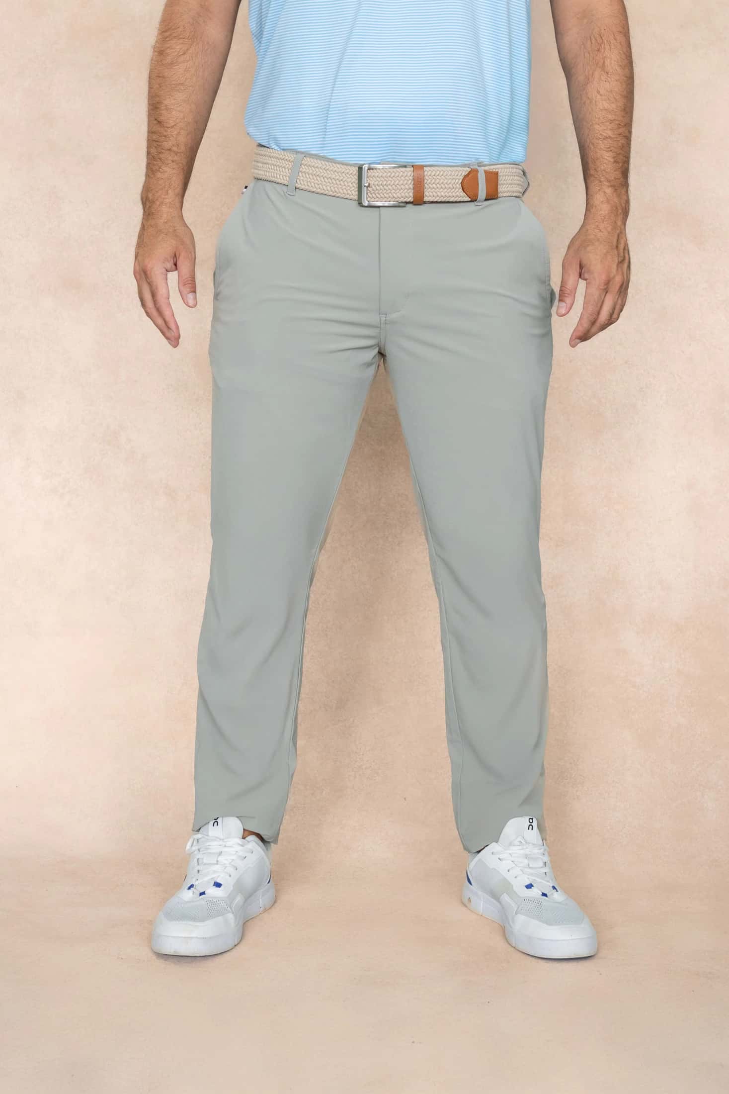 Pantalon Performance Antimanchas Gris Claro
