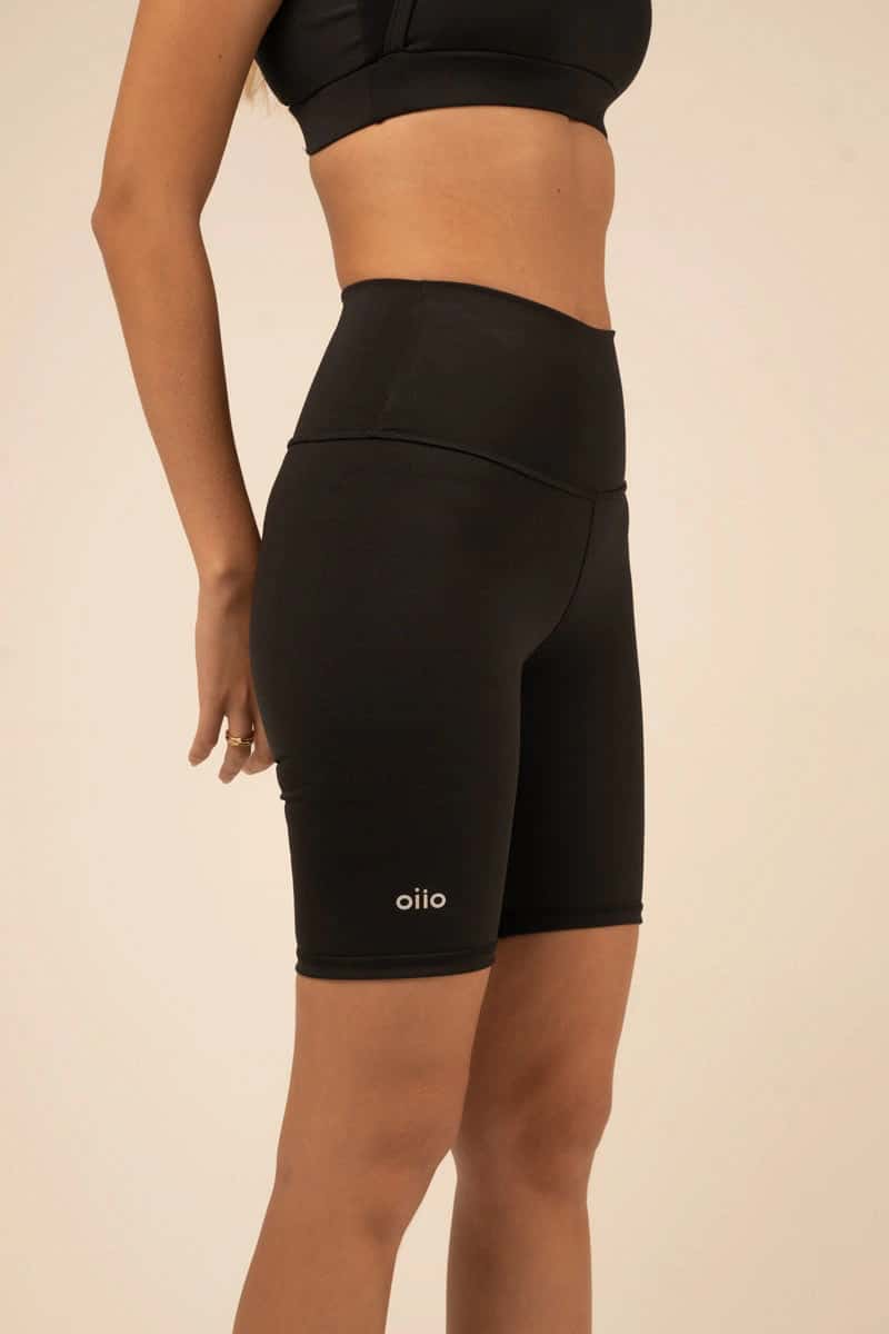 BLACK BIKER SHORT.