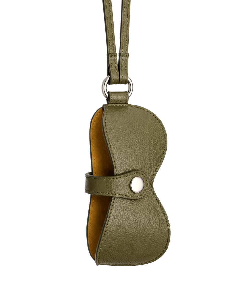 Estuche para Gafas Maxi Verde Oliva en Cuero - miniatura 2