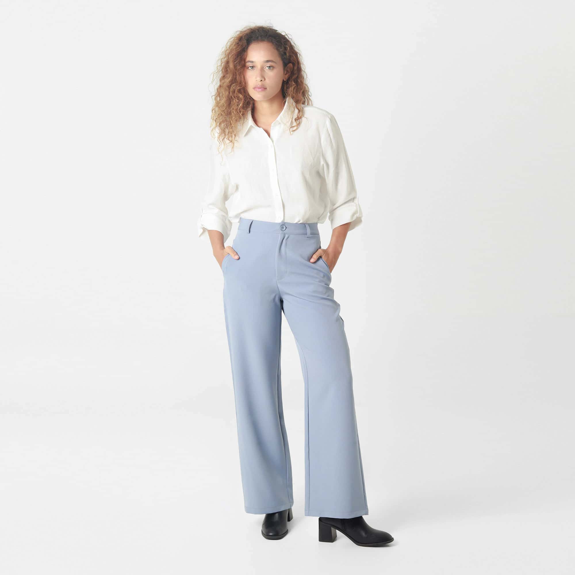 Pantalon Tiro Alto Bota Recta