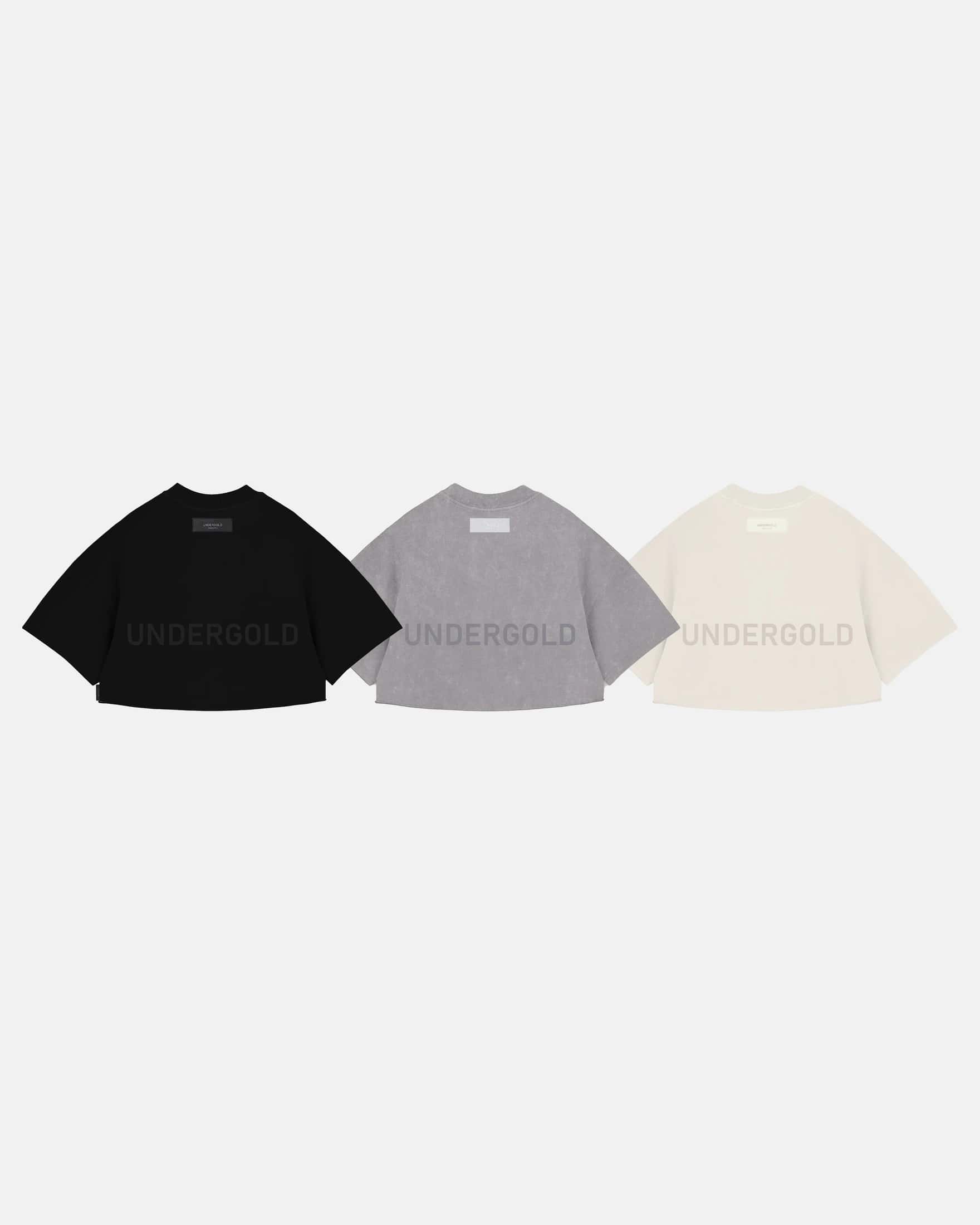 Pack X3 Line Logo Crop Top