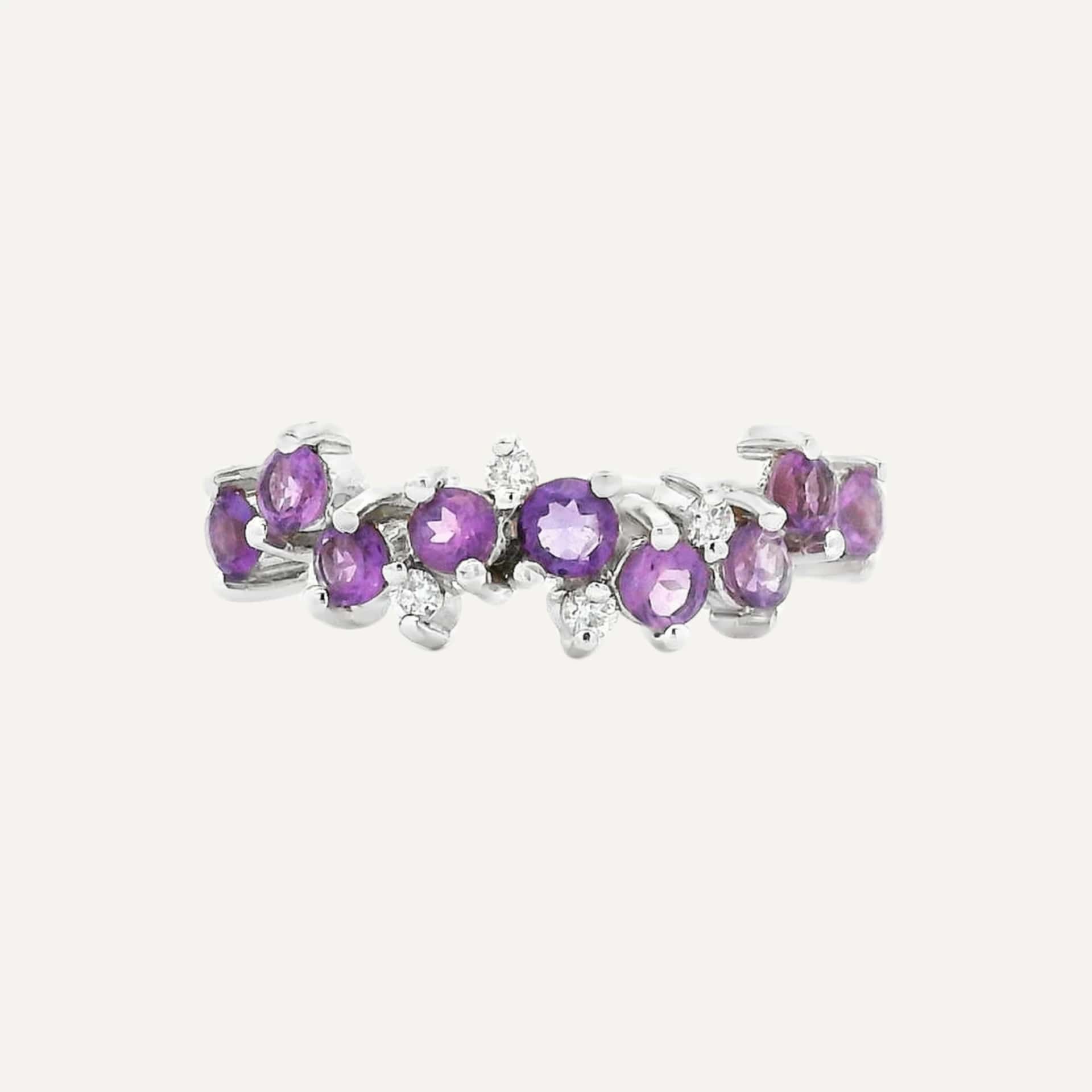 Anillo Zigzag Semipreciosas - miniatura 7
