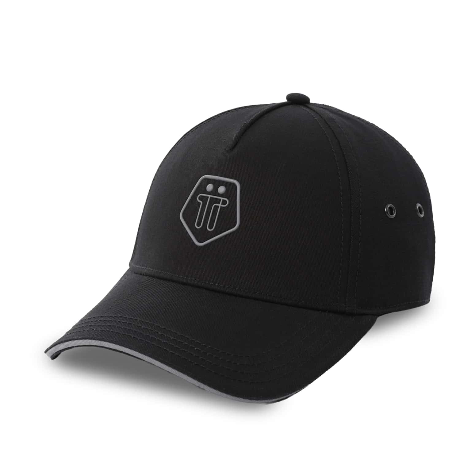 Gorra Beisbolera Totto Plus 2.0 Filtro UV color Negra/Gris/