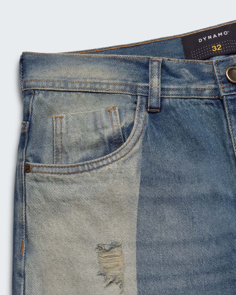 Jeans Azul Regular Distressed - miniatura 2