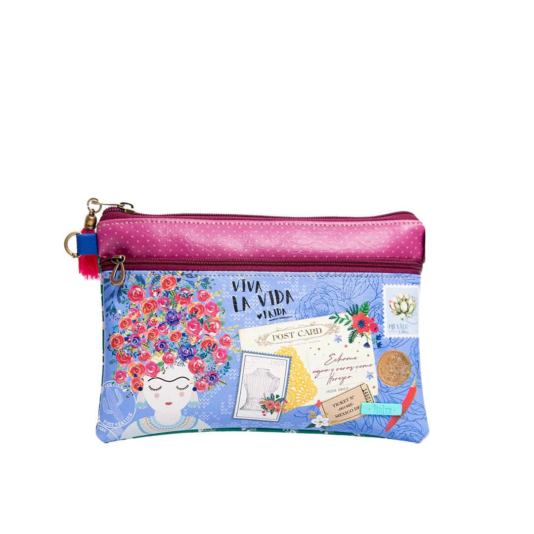 Cosmetiquera Para Mujer Togo Con Estampado Viva La Vida