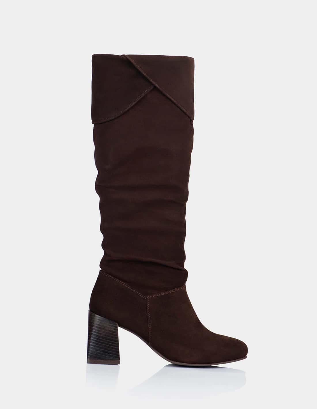 Bota Berna Cuero Ante Cafe