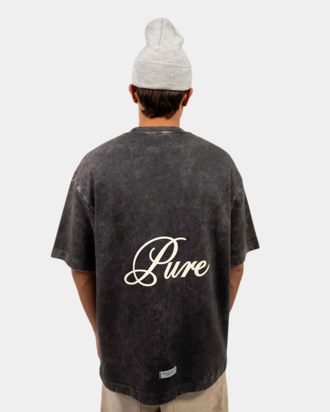 WASHED BLACK LOGO T-SHIRT - miniatura 2