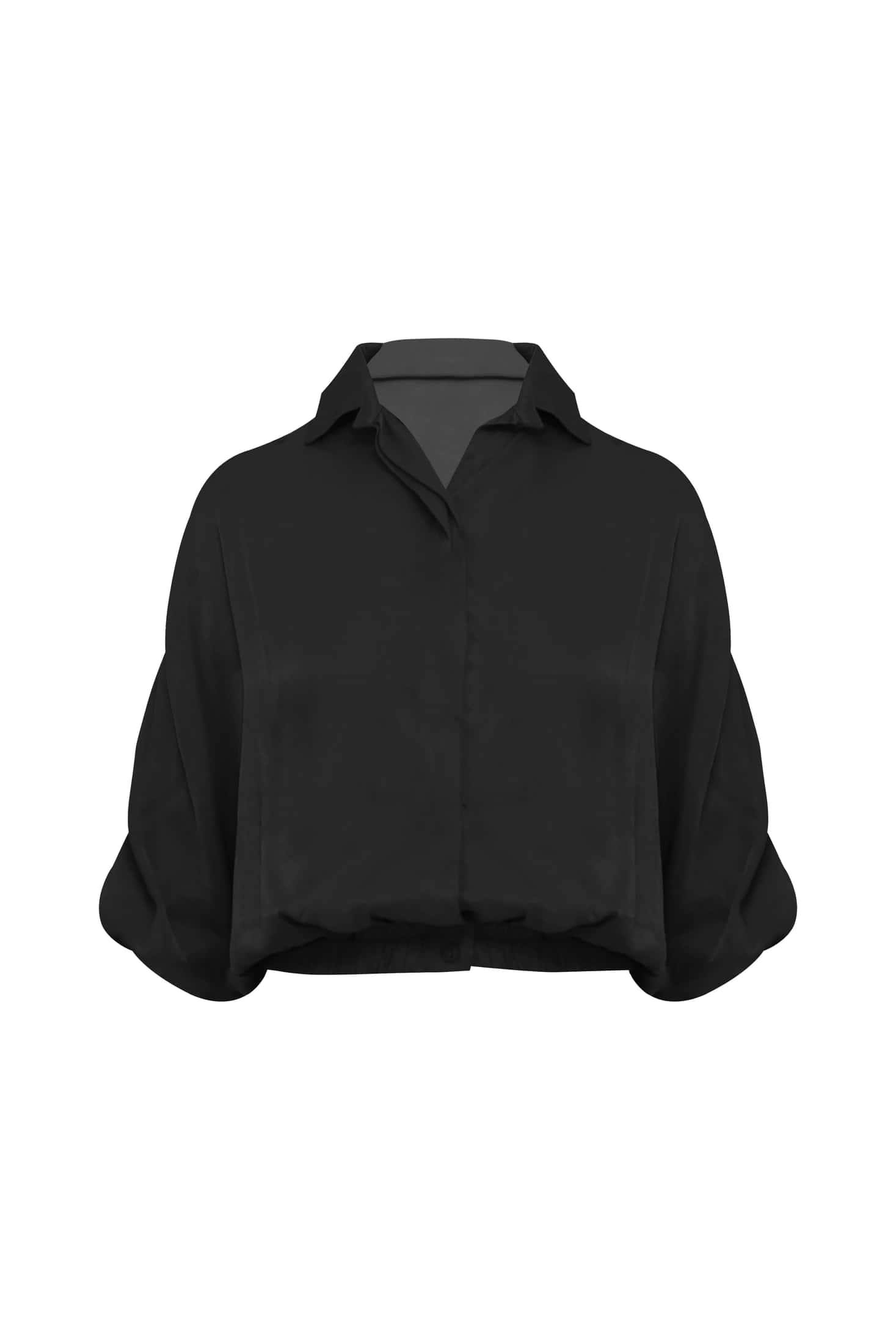 Blusa Elegante de Media Manga