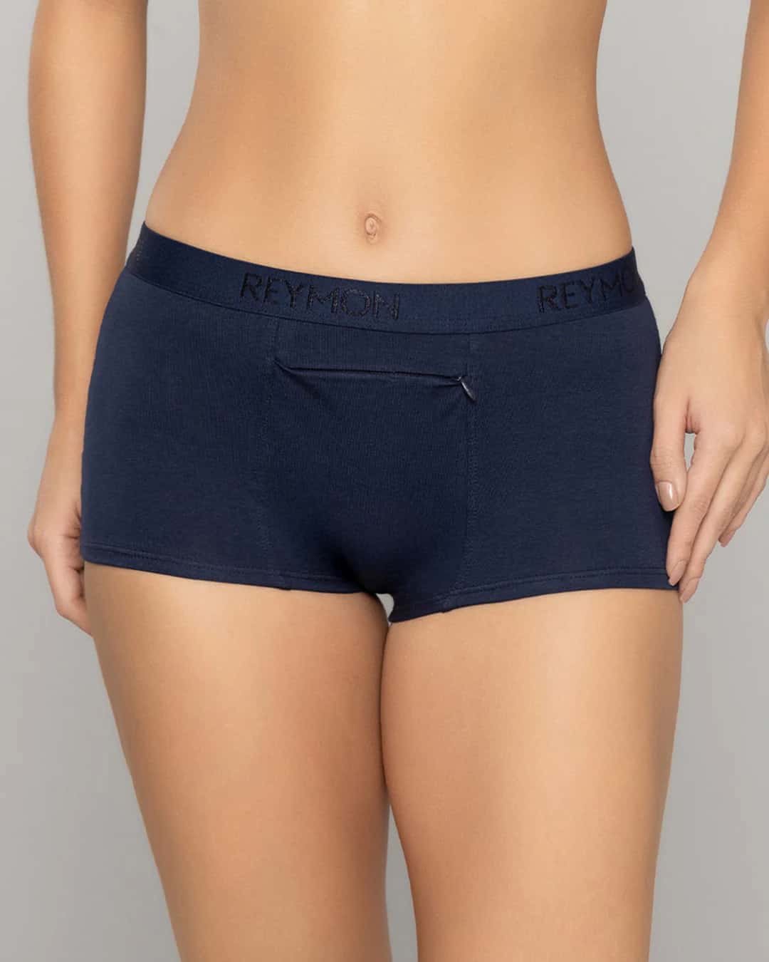 Boxer Femenino en Algodón con Bolsillo de Seguridad Ref. 8014-U - miniatura 4