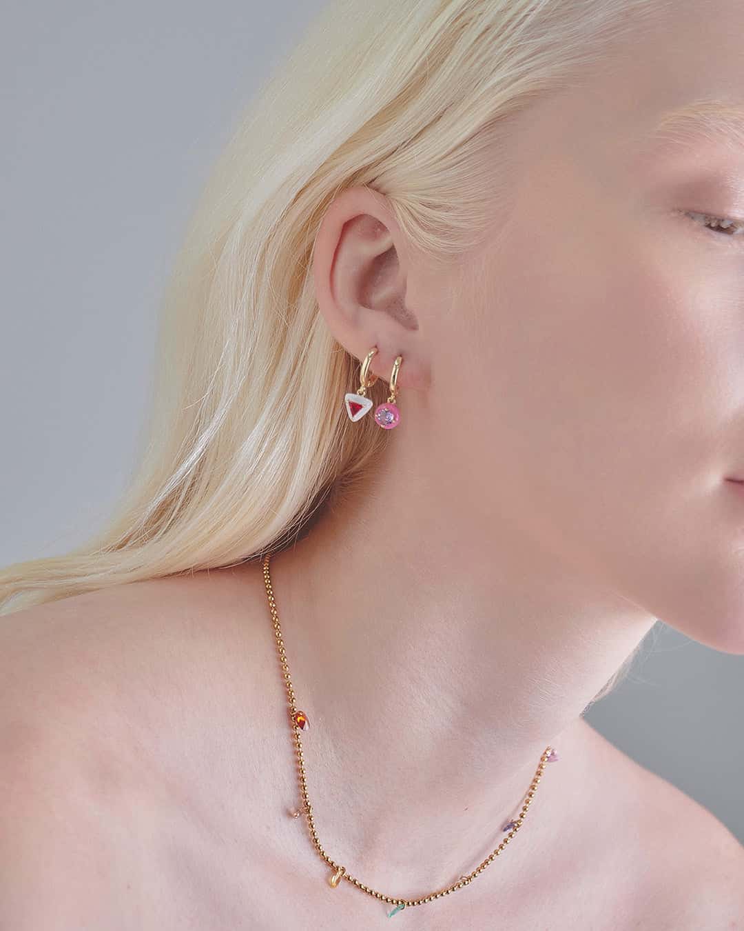 Collar Cristales Multicolor
