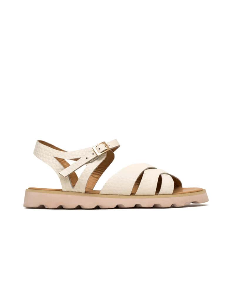 Sandalia plana de cuero REF MRL1587