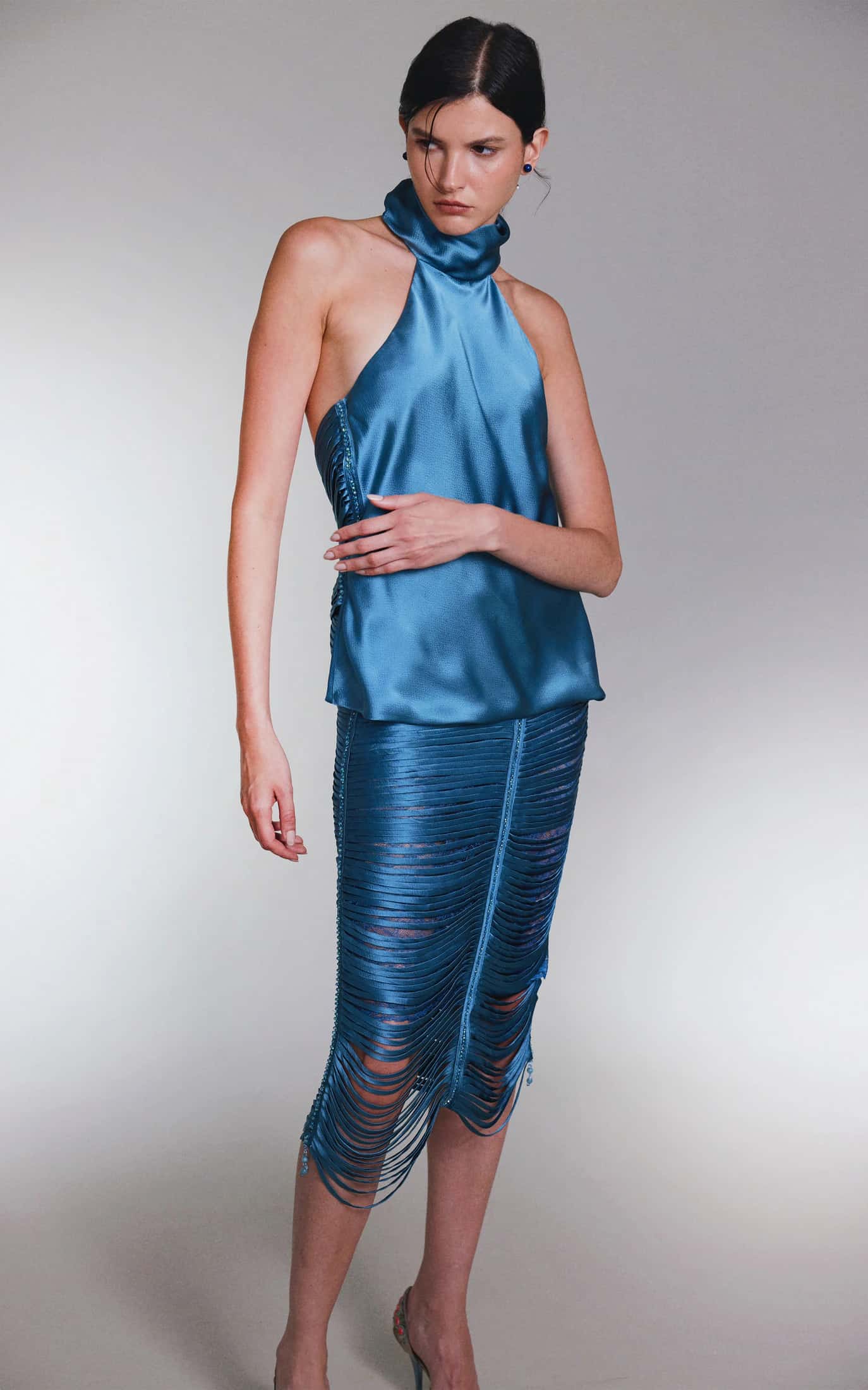 Rita Teal Top - miniatura 5