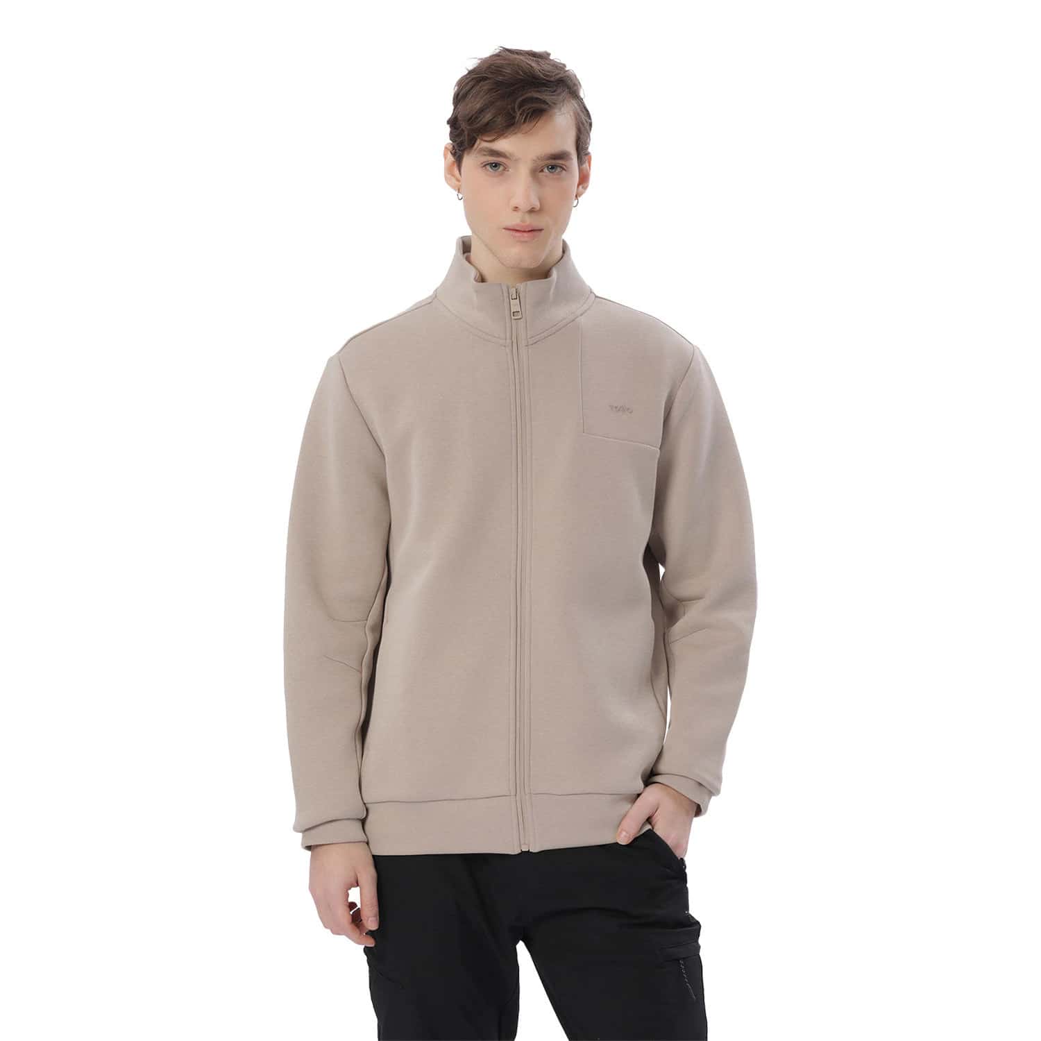 Buzo para Hombre Gamboa cuello alto Beige