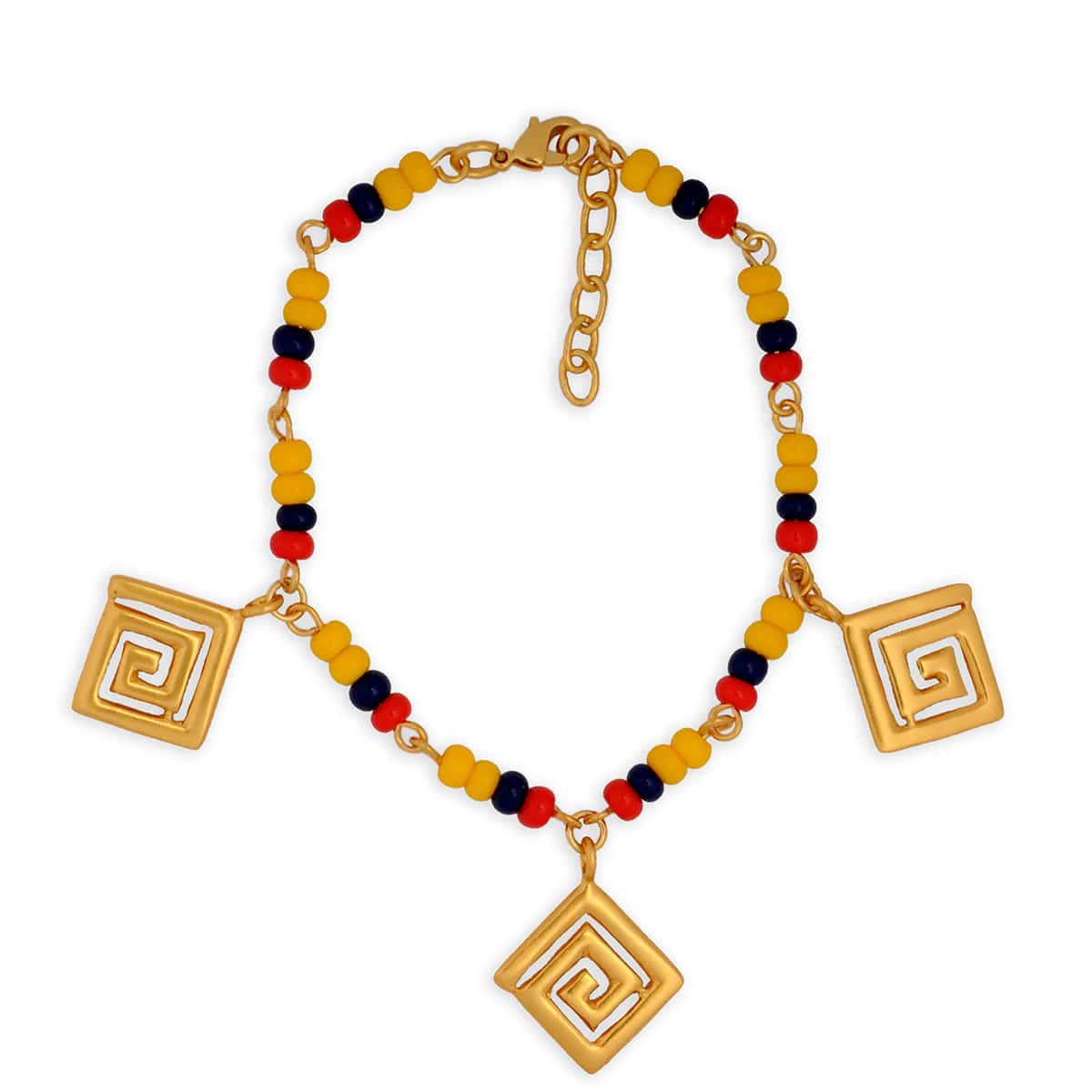 Pulsera Colombia en chaquira checa decoración típica Calima - miniatura 2
