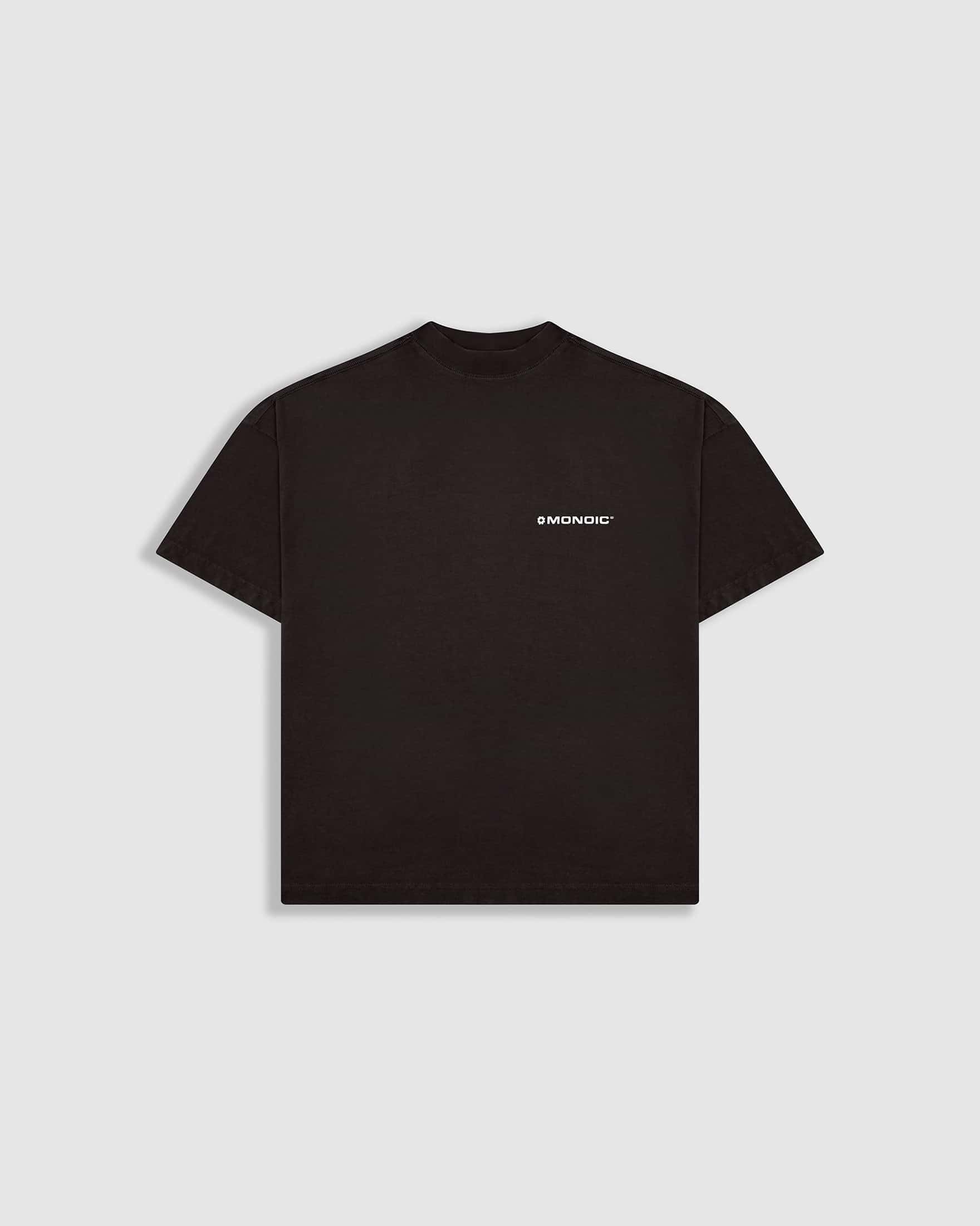 Camiseta Boxy Fit Básica V4 - Café Chocolate