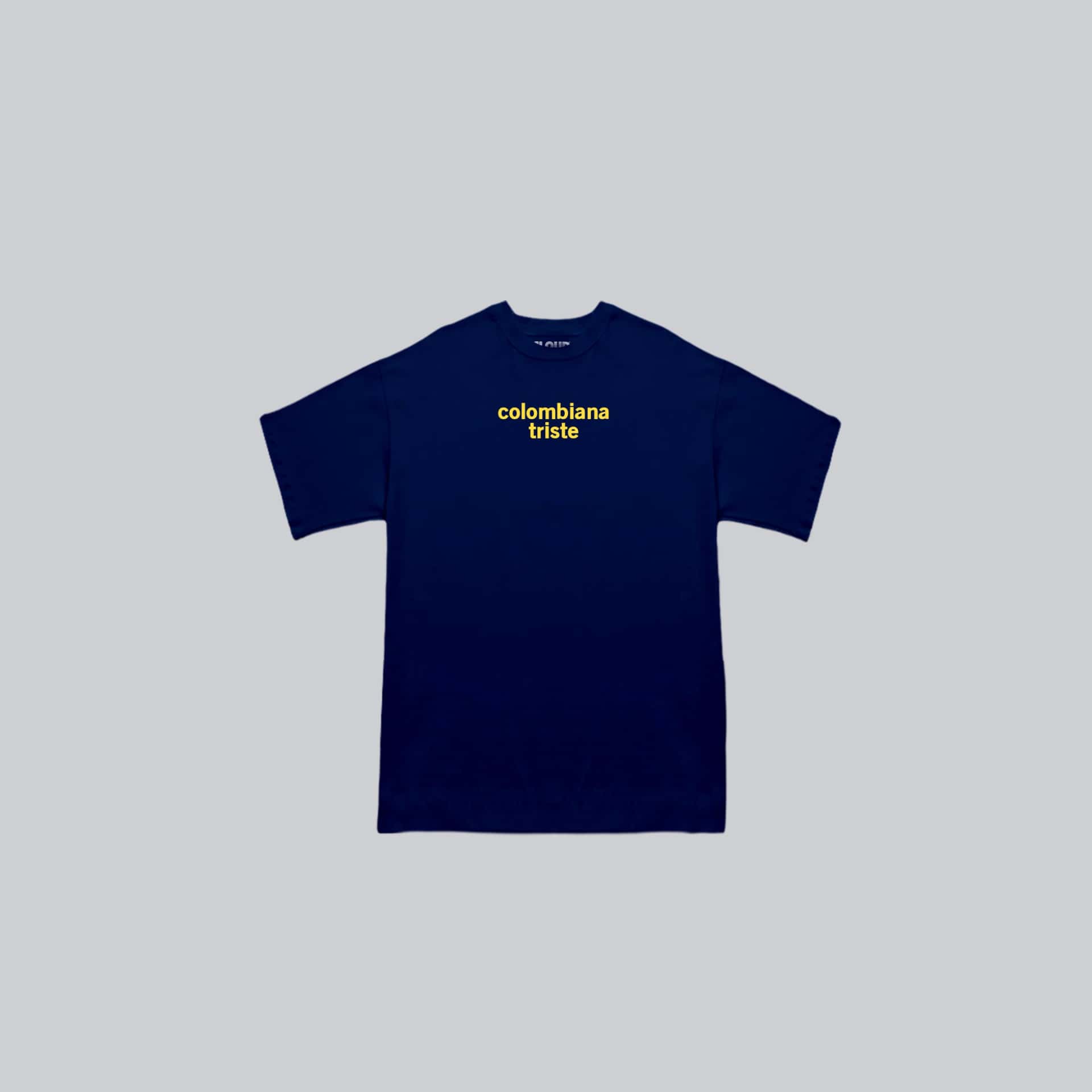 Baby tee colombiana azul navy
