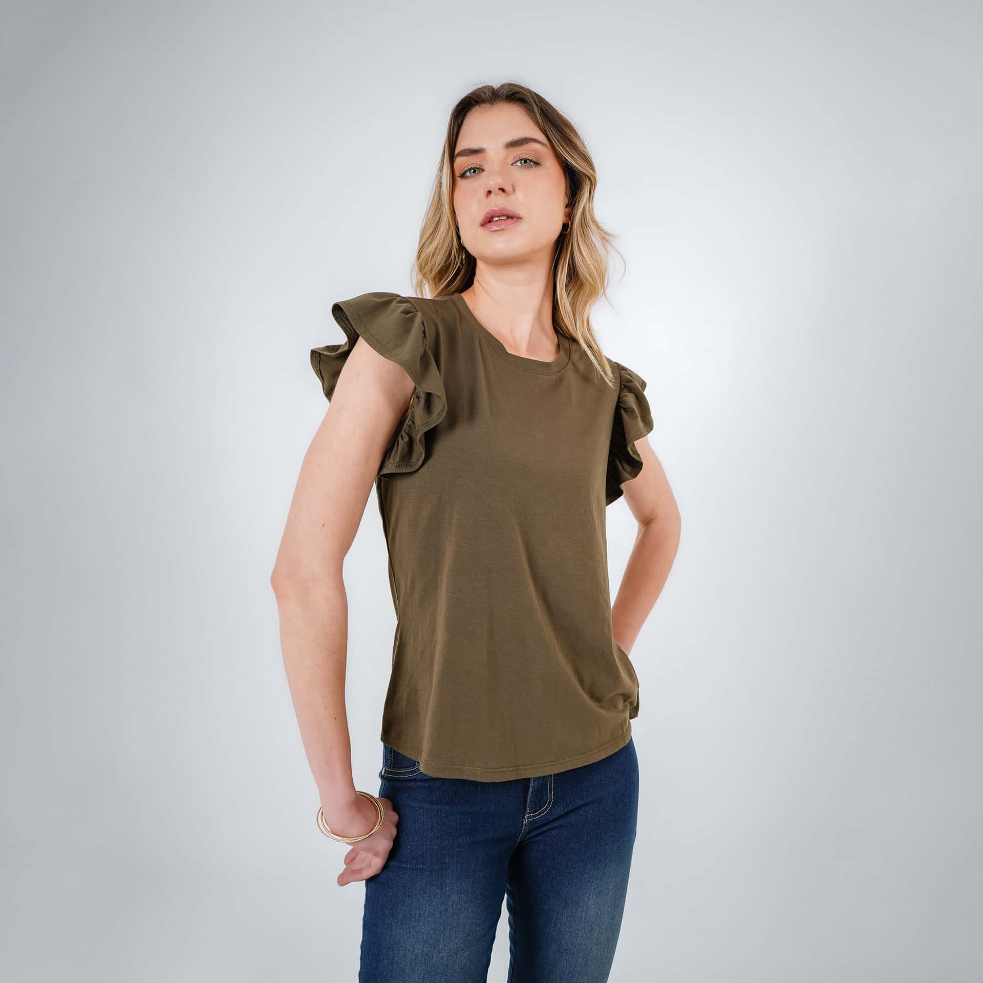 Camiseta Cuello Redondo Manga Corta