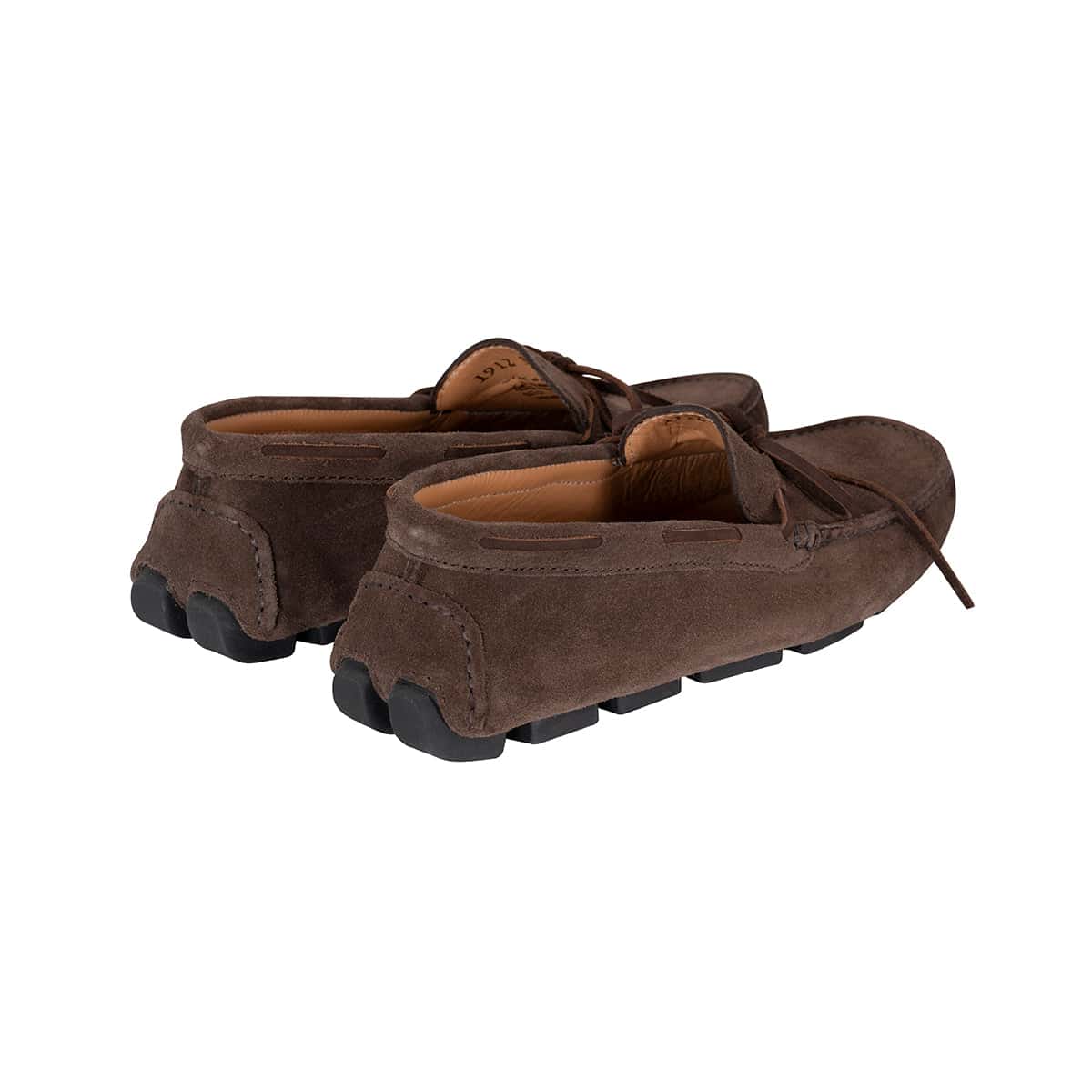 Mocasines Hombre Amarrar Carnaza Café - miniatura 2