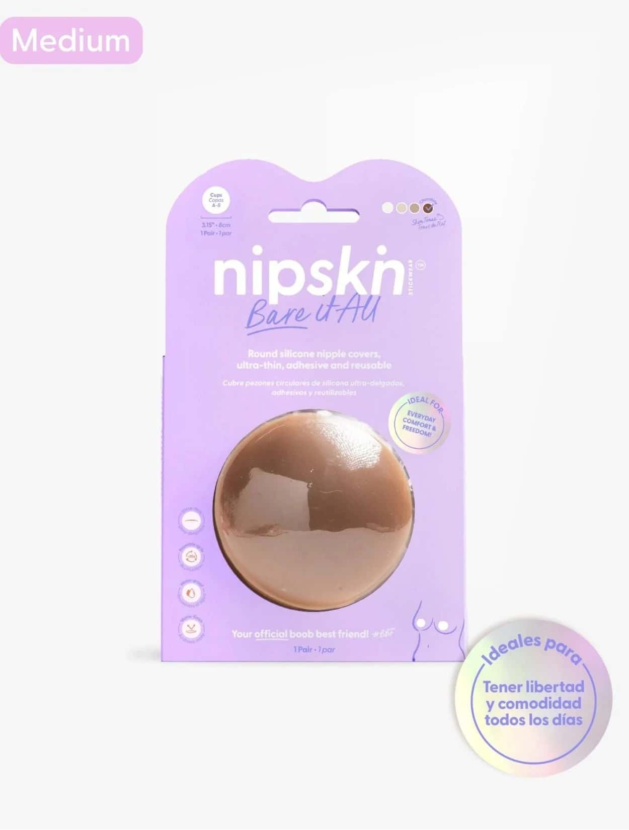 CUBREPEZONES DE SILICONA REUTILIZABLE - miniatura 2