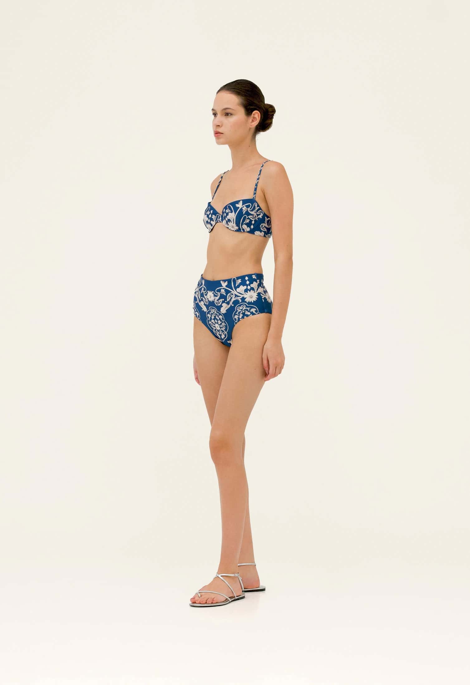 Magenta Ribbons Bikini Bottom
