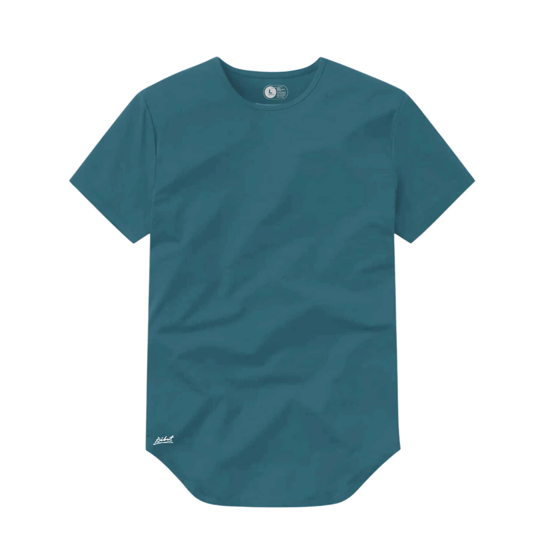 Camiseta Básica Curve Verde Azul