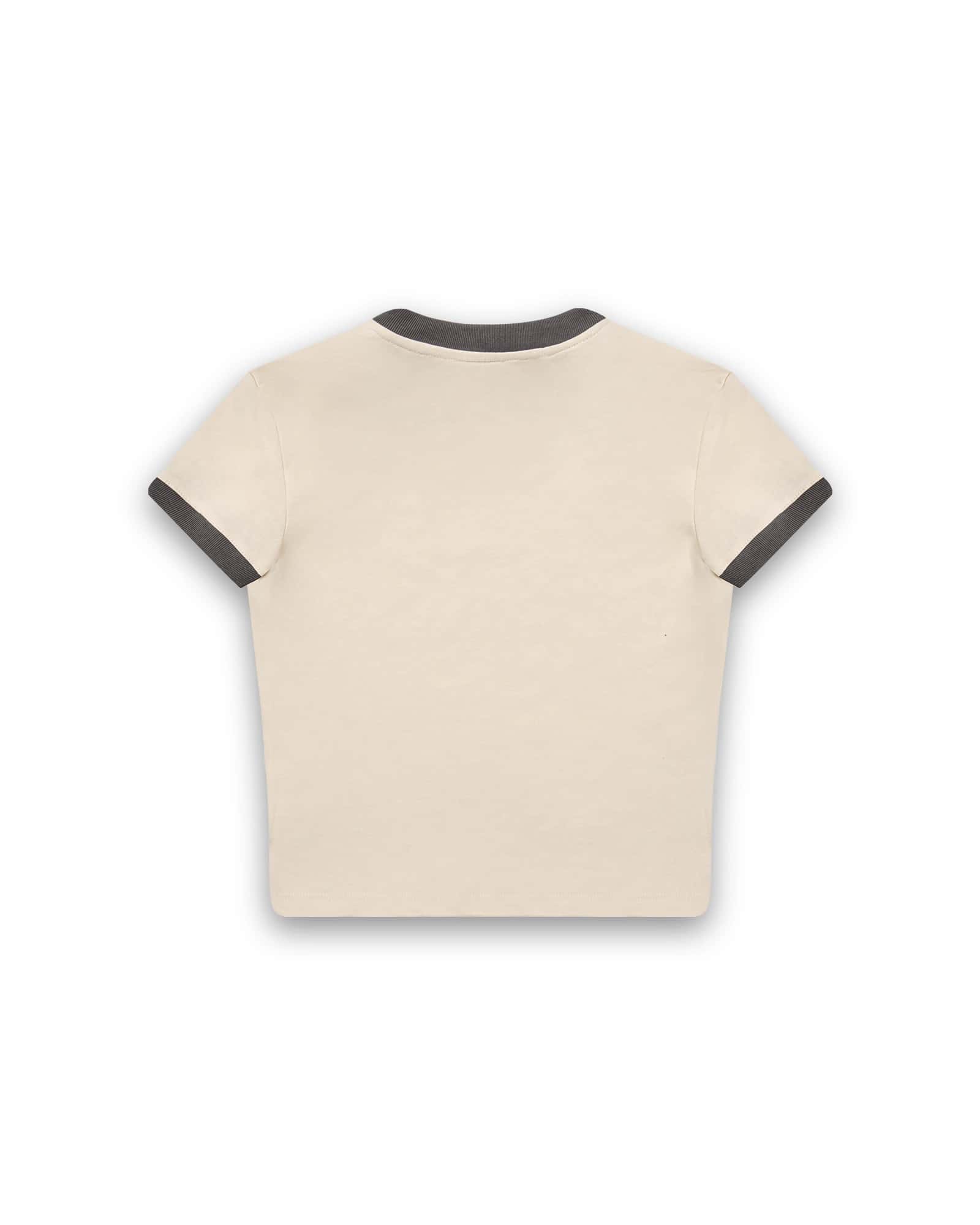 CAMISETA SLIM CON RIB MIGRACIONES NUDE - miniatura 2
