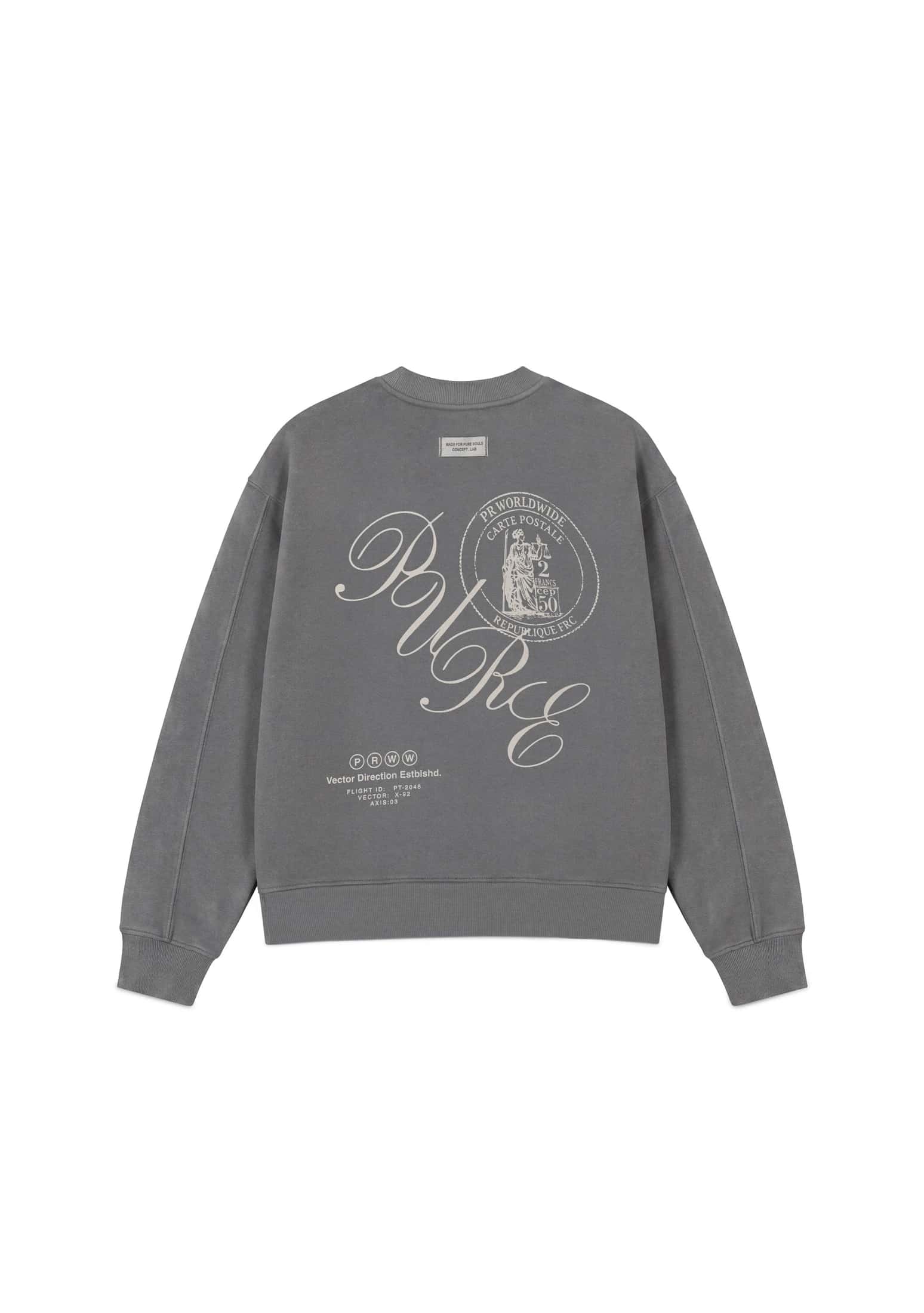 Across The Lines Gray Pullover