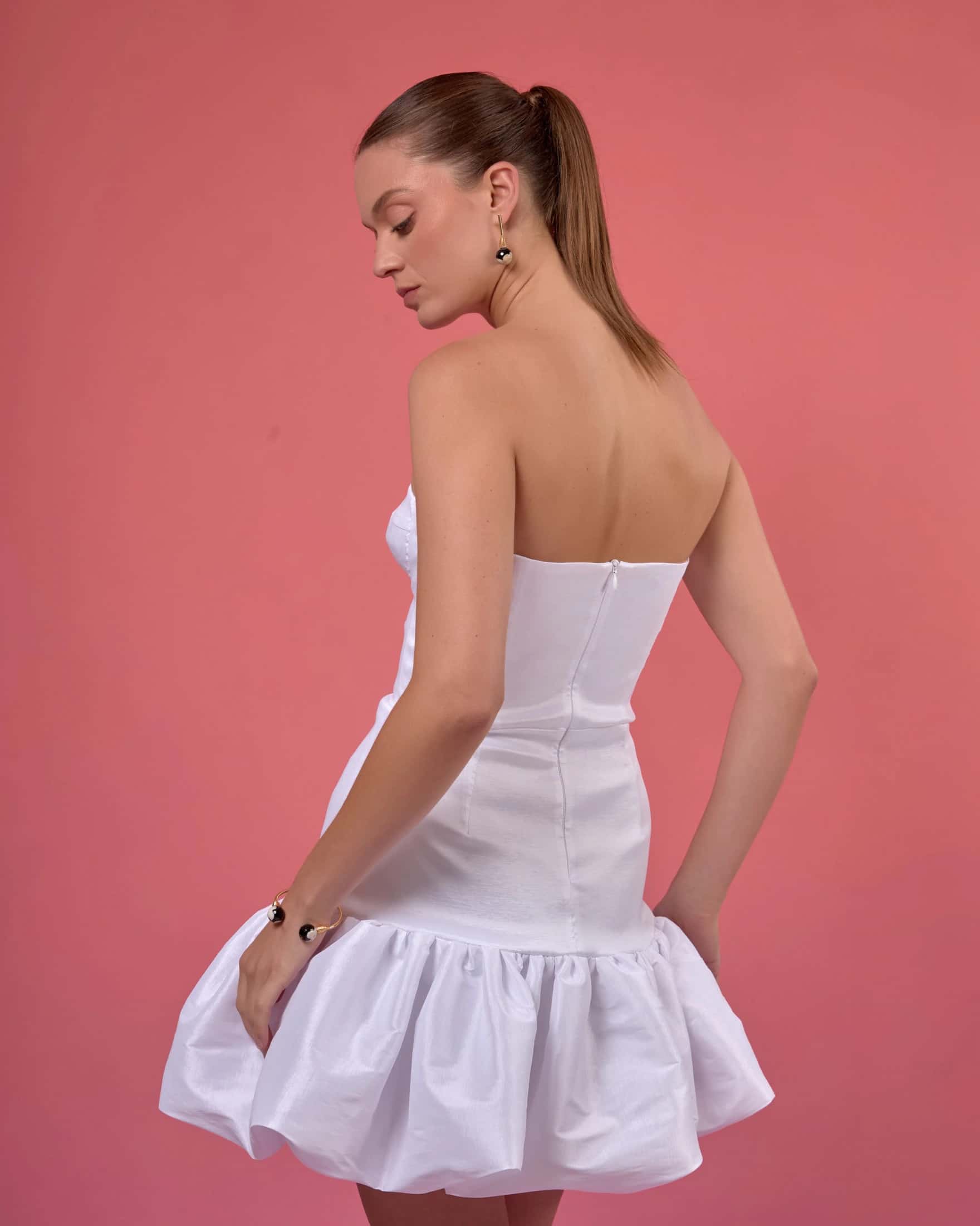 Vestido Estrella De Mar Blanco - miniatura 2