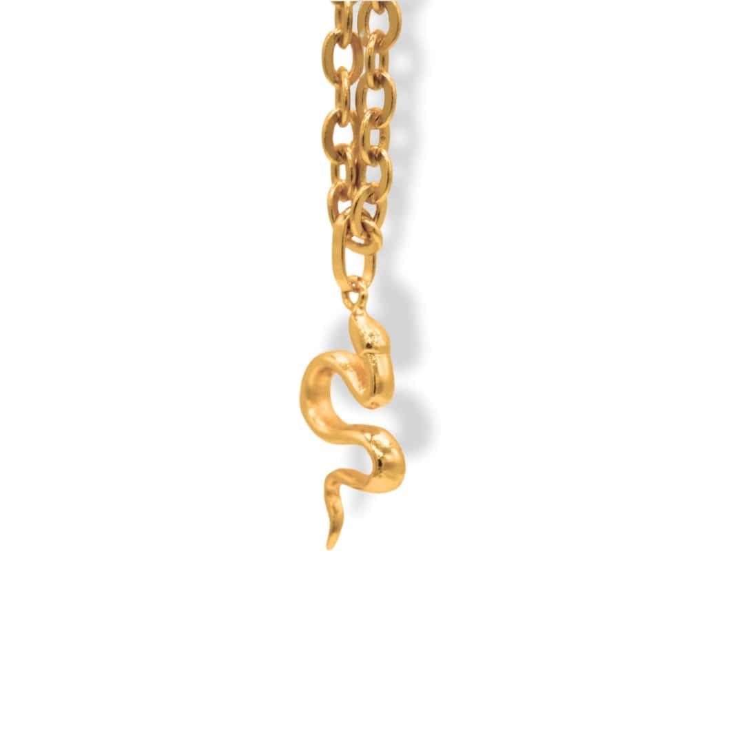 Cadena con serpiente grande - miniatura 2