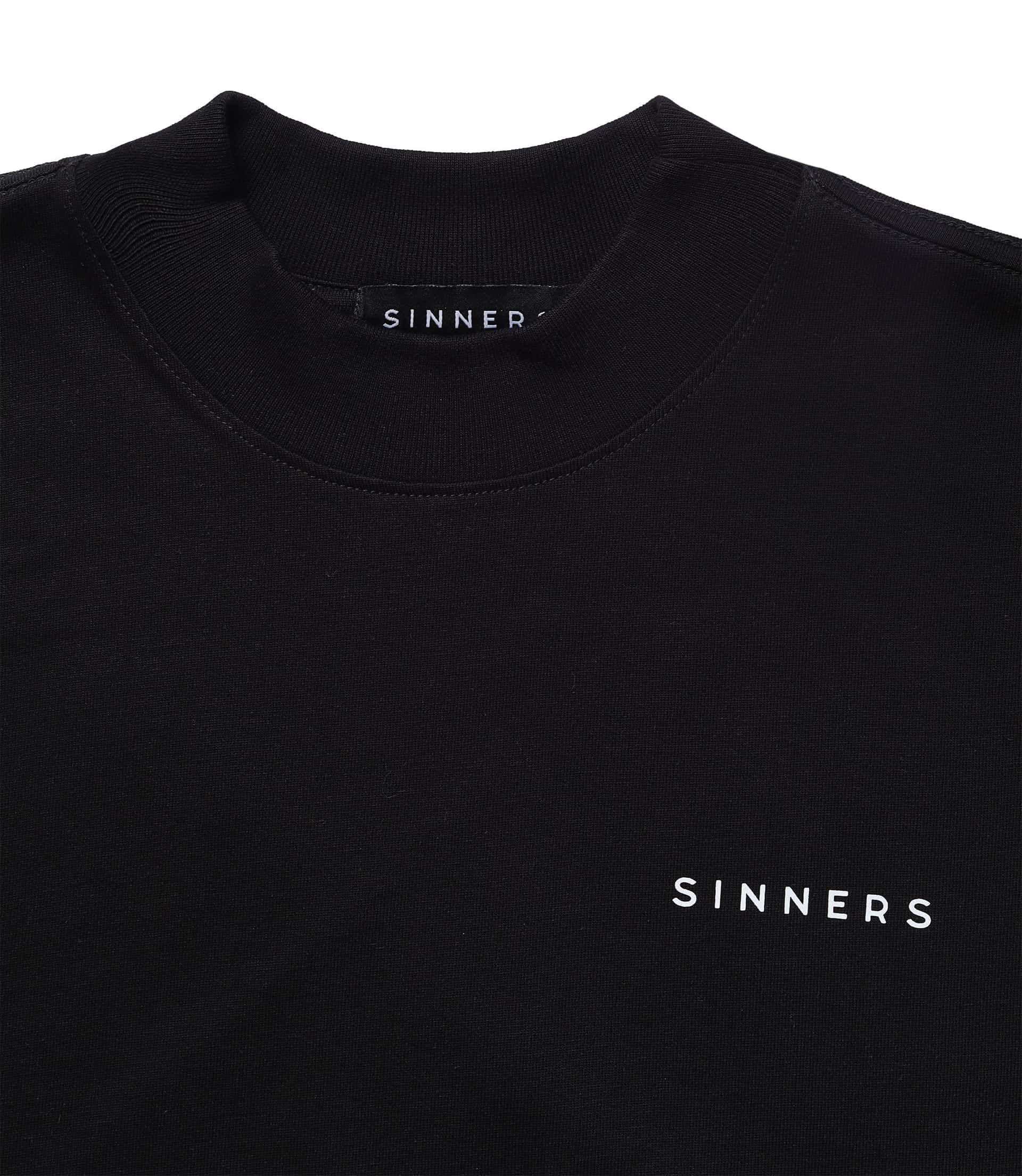 LOGO REGULAR BLACK T-SHIRT - miniatura 3