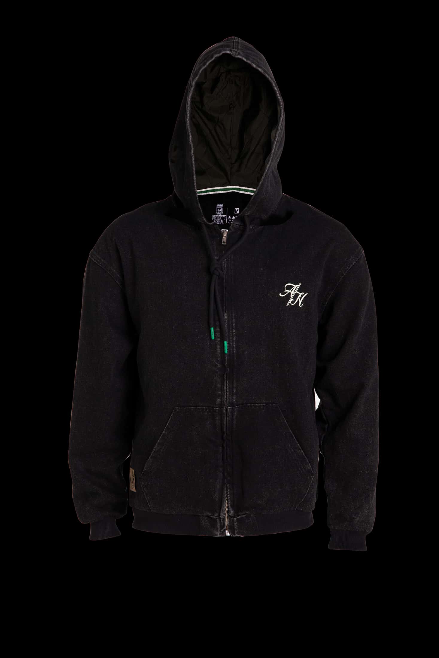CHAQUETA JEAN NEGRA AN