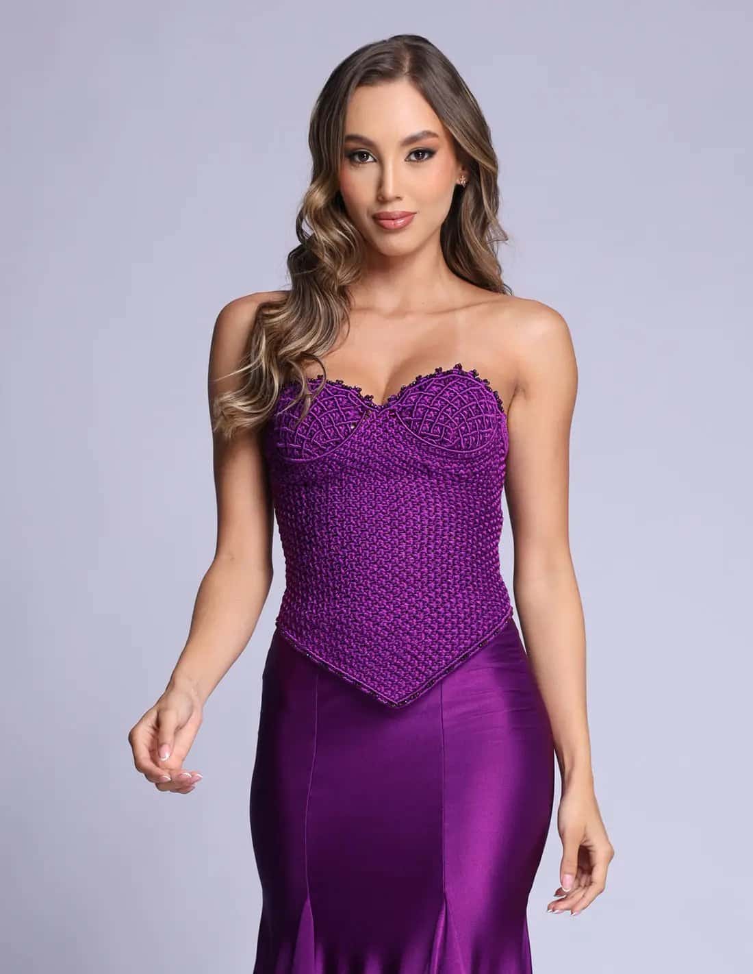 Crop Top Allure Purpura
