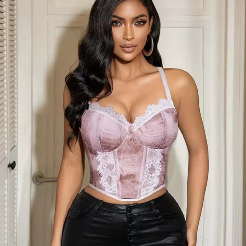 BRALETTE PALO DE ROSA CINTA ATRAS