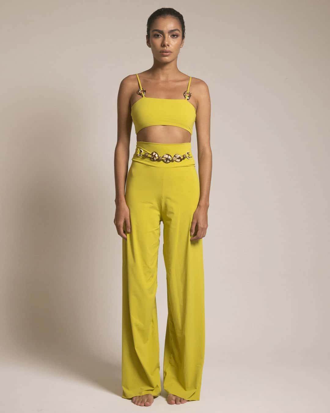 CARLA PANT / Verde Pistacho