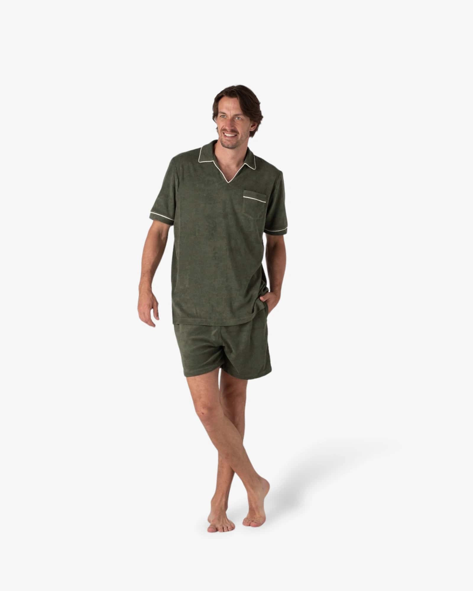 Sicilia & Venecia Set Pack - Olive Green Toweling - miniatura 6