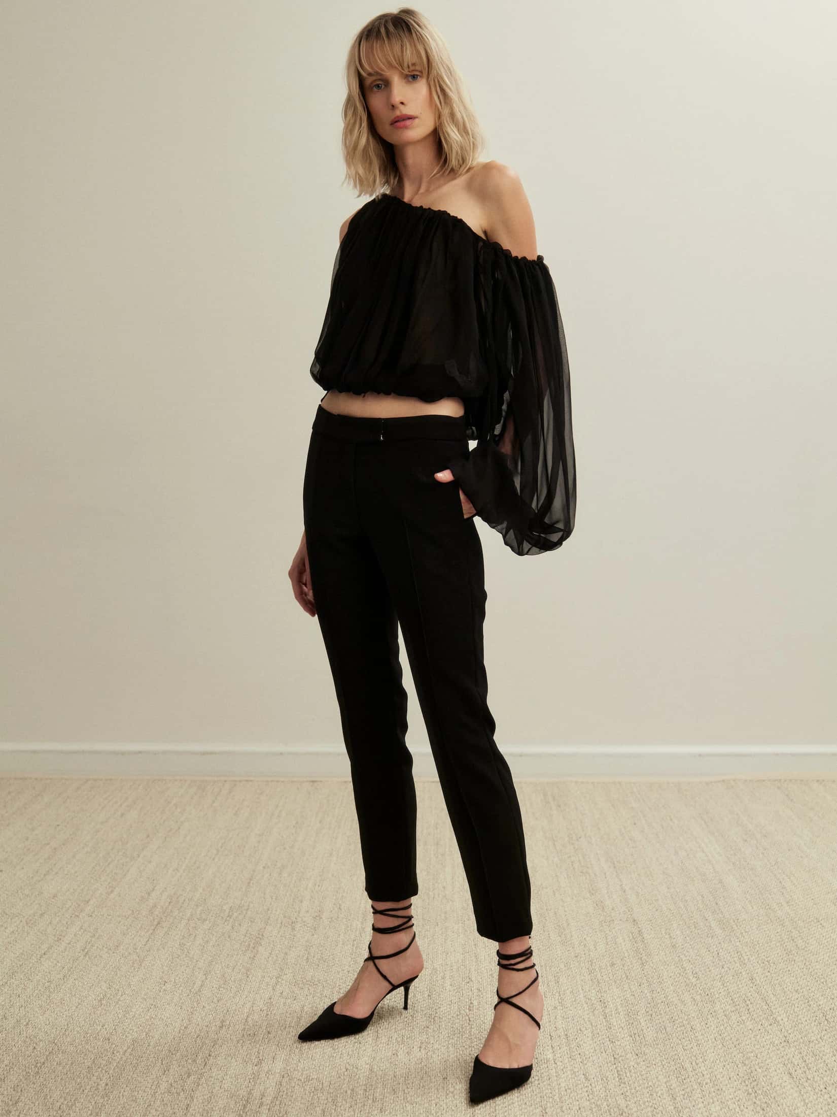 Celo Black Tube Pants
