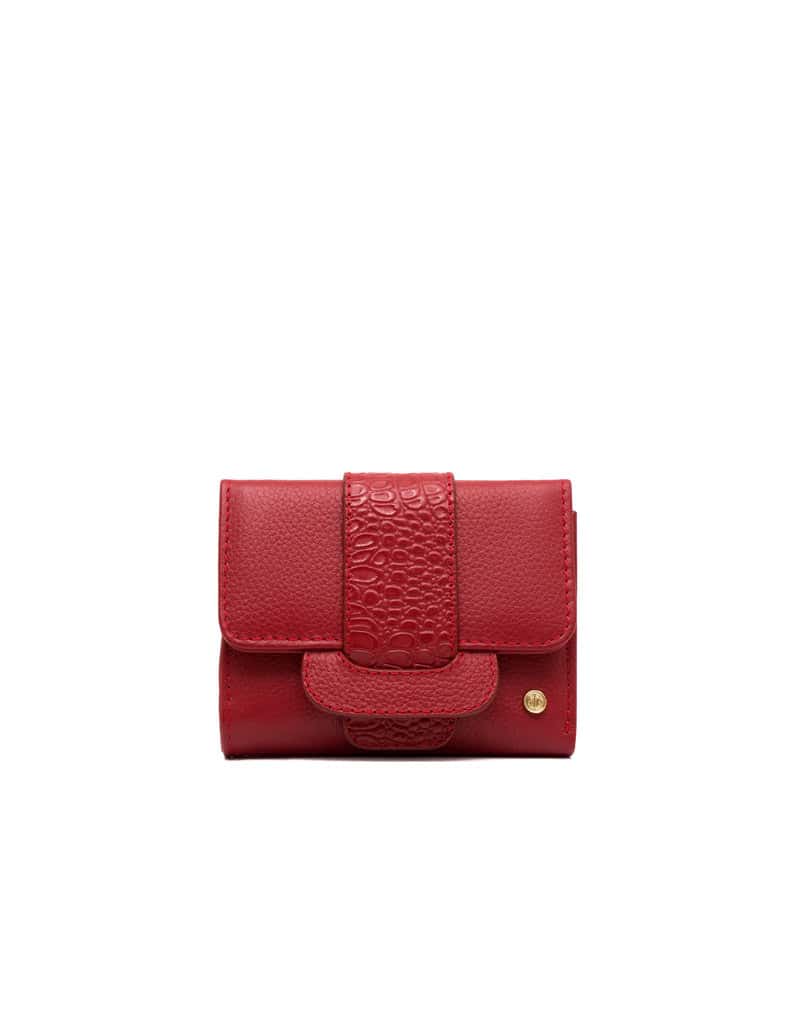 Billetera en cuero para dama. REF TDJ070