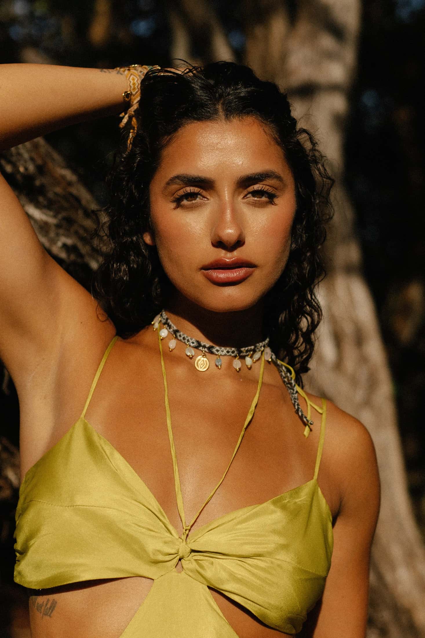 Choker Wayuu Kalepsu | Greige