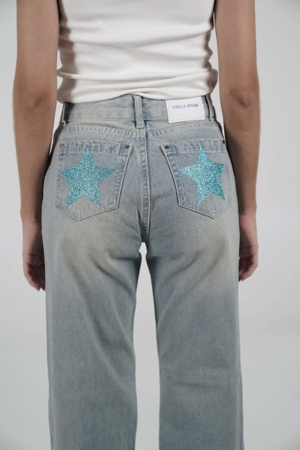 Double Star Washed Jeans