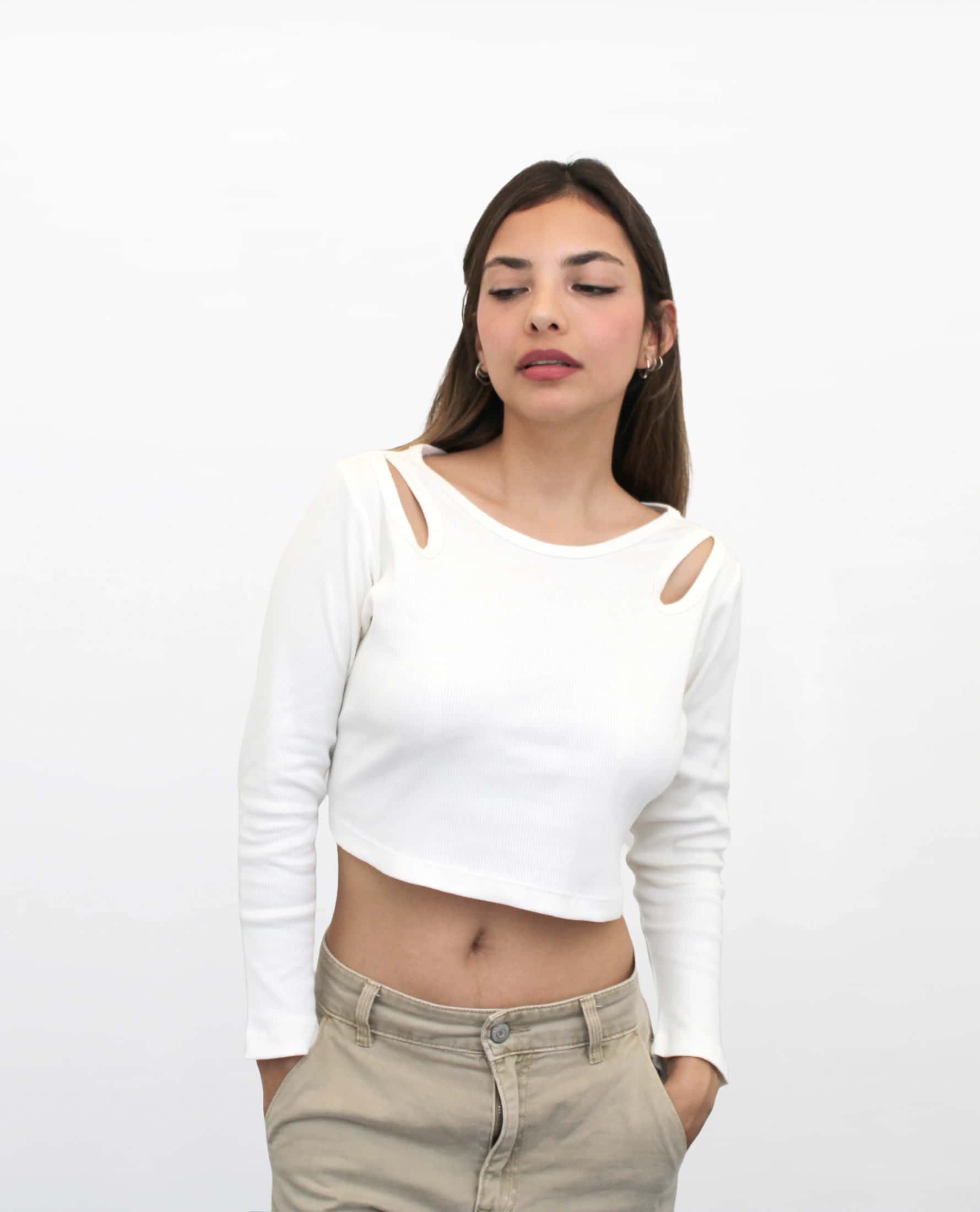 Ribbed Crop Top - miniatura 2