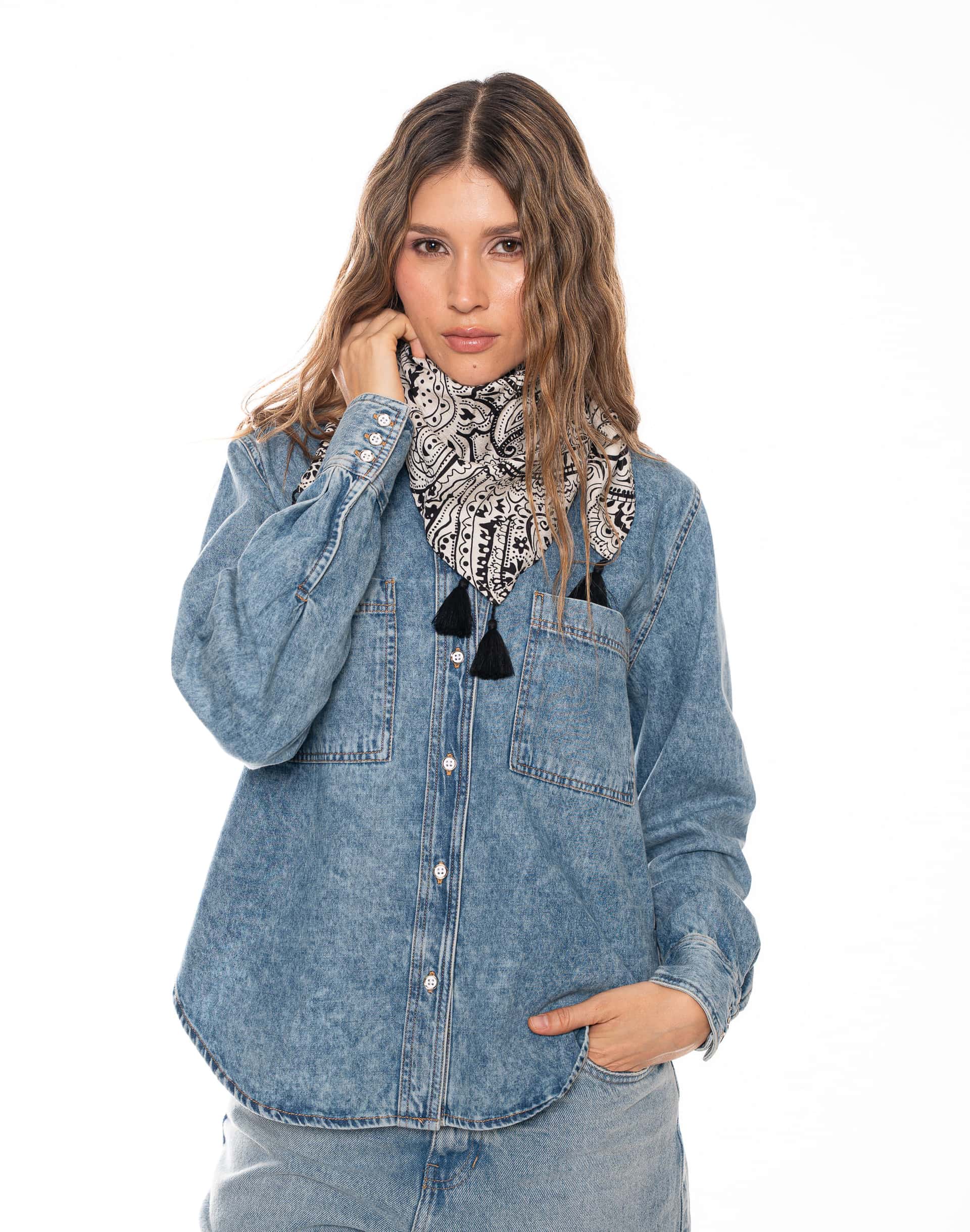 Pañoleta Estampada Rígida