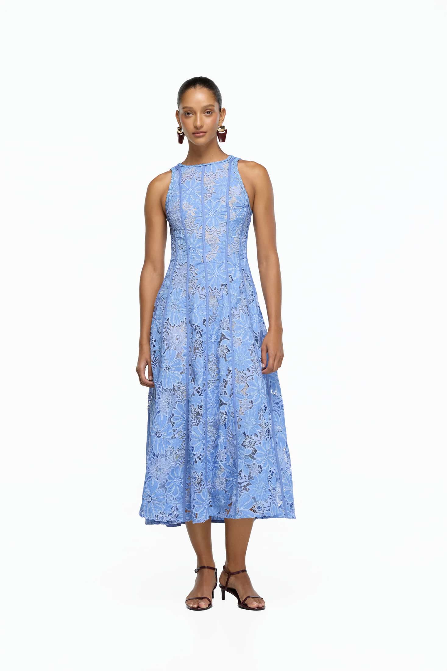 ANTOINETTE MIDI DRESS BLUE