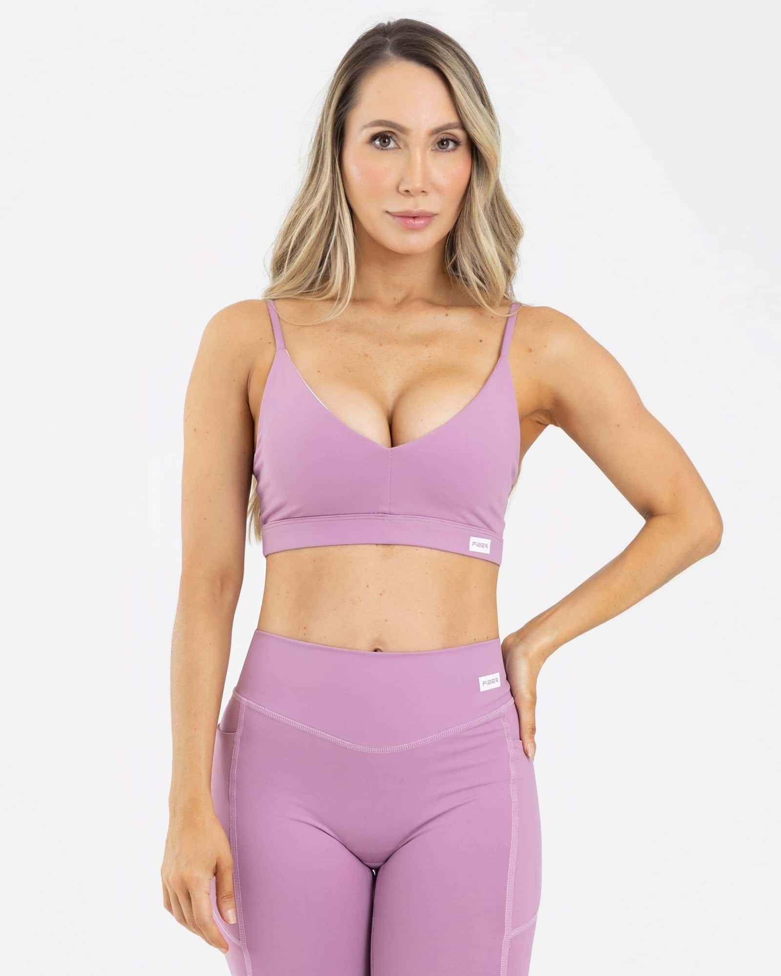 Top cargaderas move rosa mouve level up FIBER