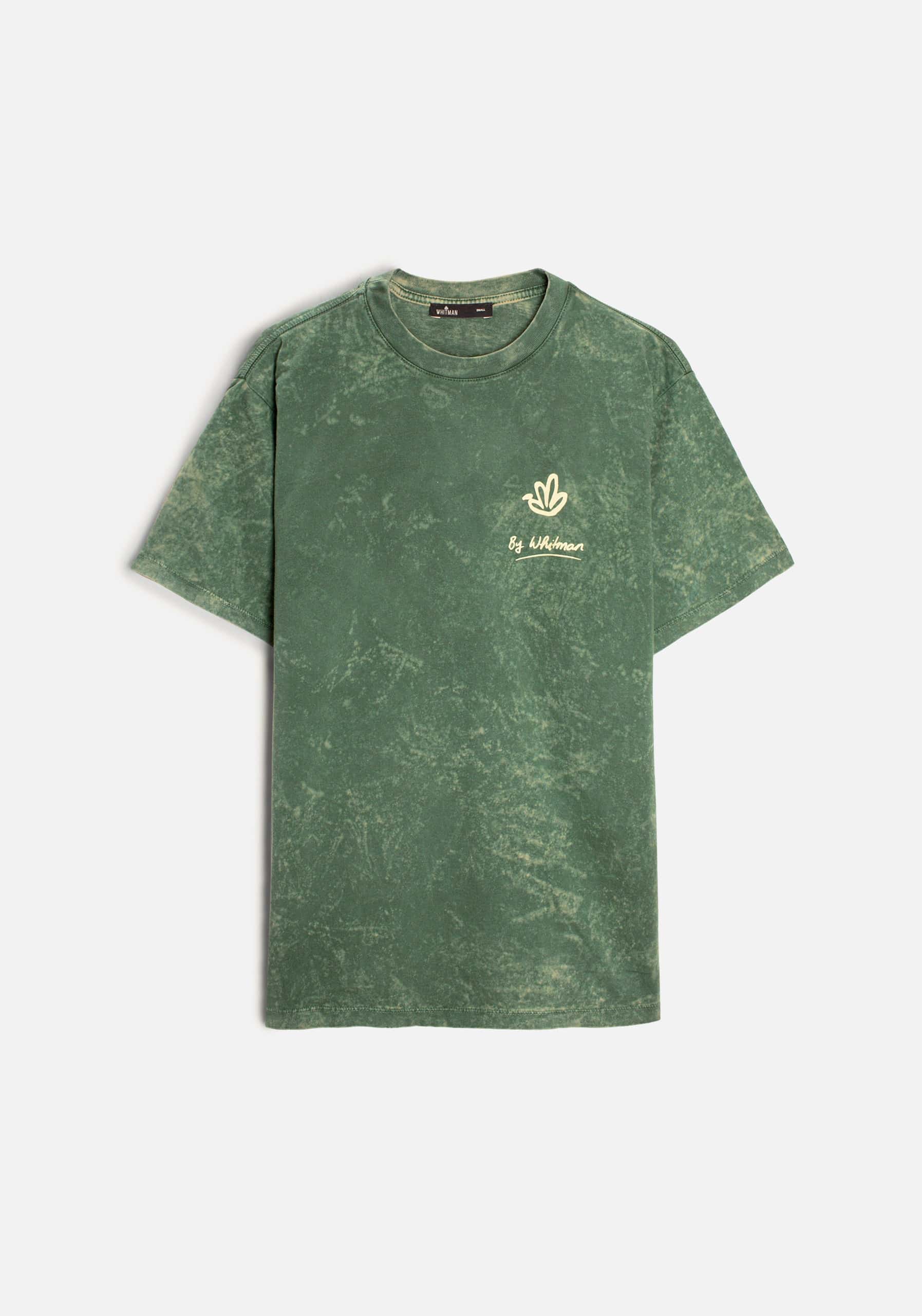 Camiseta H Clark Garment Dyed Verde - miniatura 4